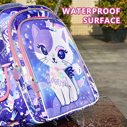 Girls-Backpack-16-Inch-Kids-Backpacks-for-Girls-Cute-Cat-Backpack-for-Girls-Kawaii-Light-Purple-Backpack-for-Preschool-Elementary-Kindergarten-Large-Capacity