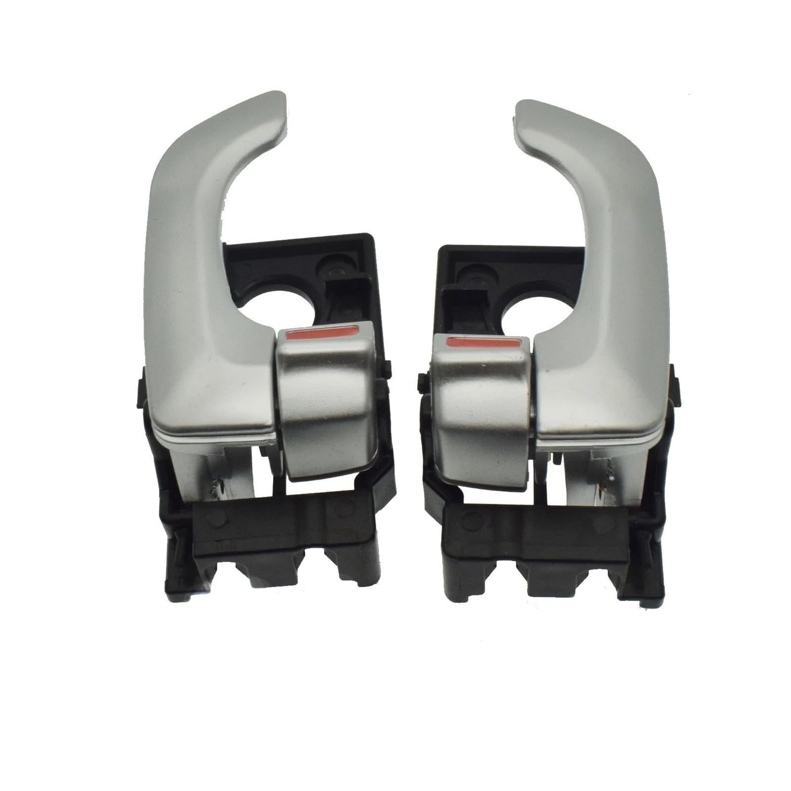 LinQianBhD for Kia for Optima for Magentis 2006 2007 2008 2009 2010 826102G000 826202G000 Inner Inside Interior Door Handle Inner Car Door Handle(Silver Pair)