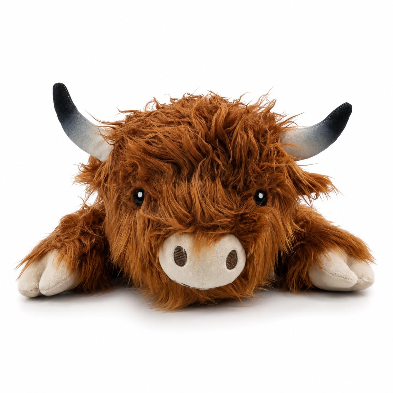 SQEQE Weighted Stuffed Animals Highland Cow, Weighted Plush Pillow Toy 60CM โ image 1