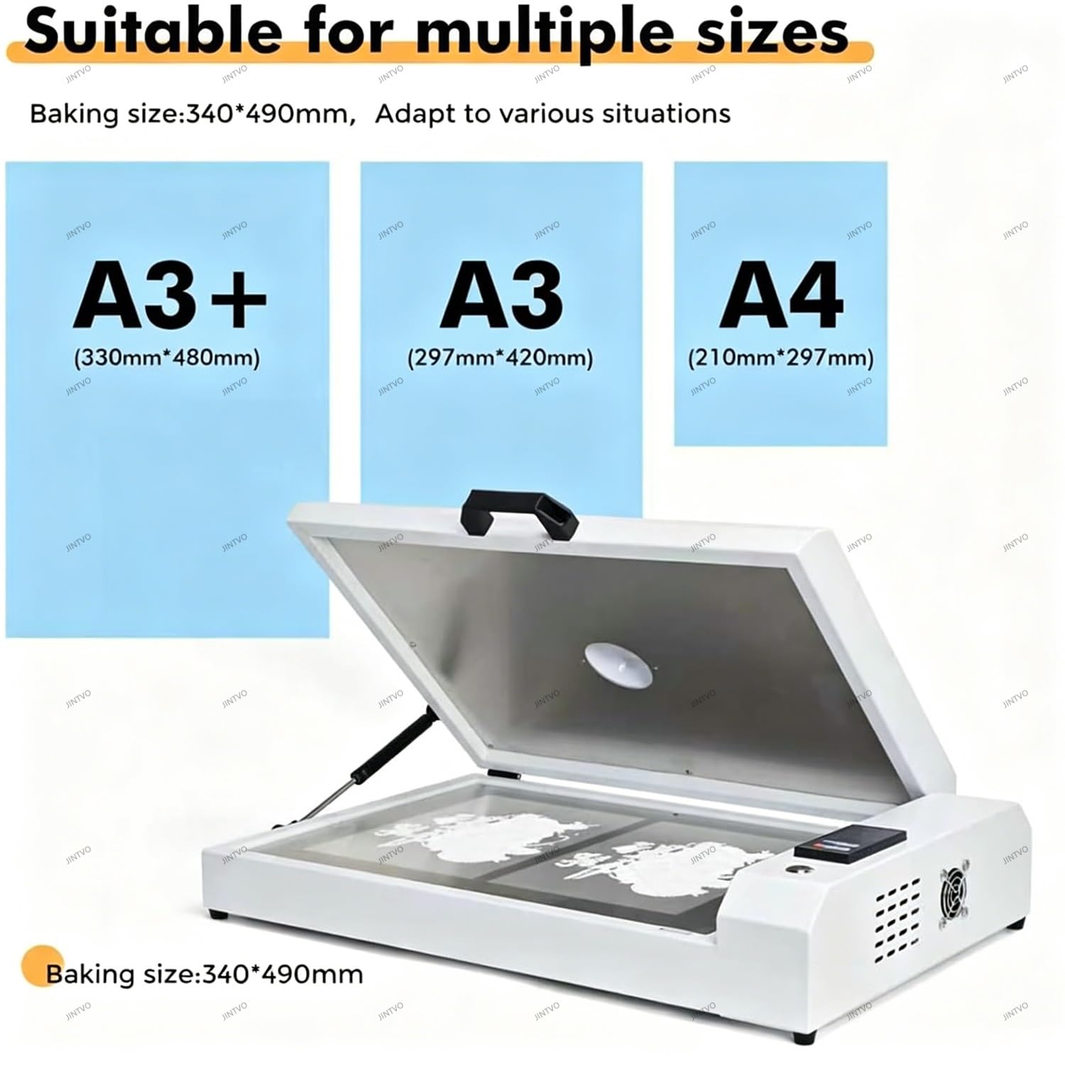 Horno Secador DTF con Tecnología De Calentamiento Uniforme, Control Preciso De Tiempo Y Temperatura, Horno DTF Plana para Impresión por Transferencia Térmica