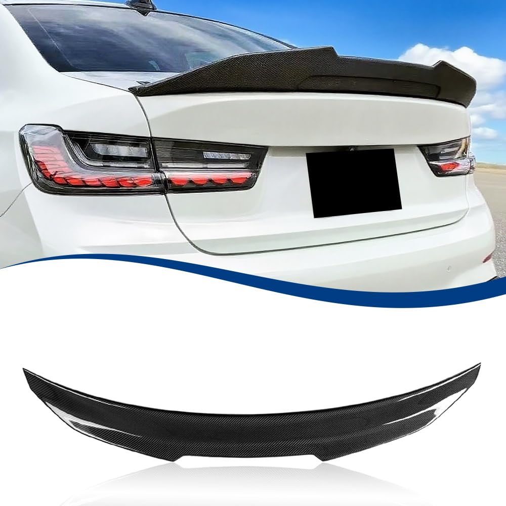 Photo 1 of XPHAZZ Real Carbon Fiber Spoiler Fit for BMW 2019-2026 3-Ser G20 G80 M3