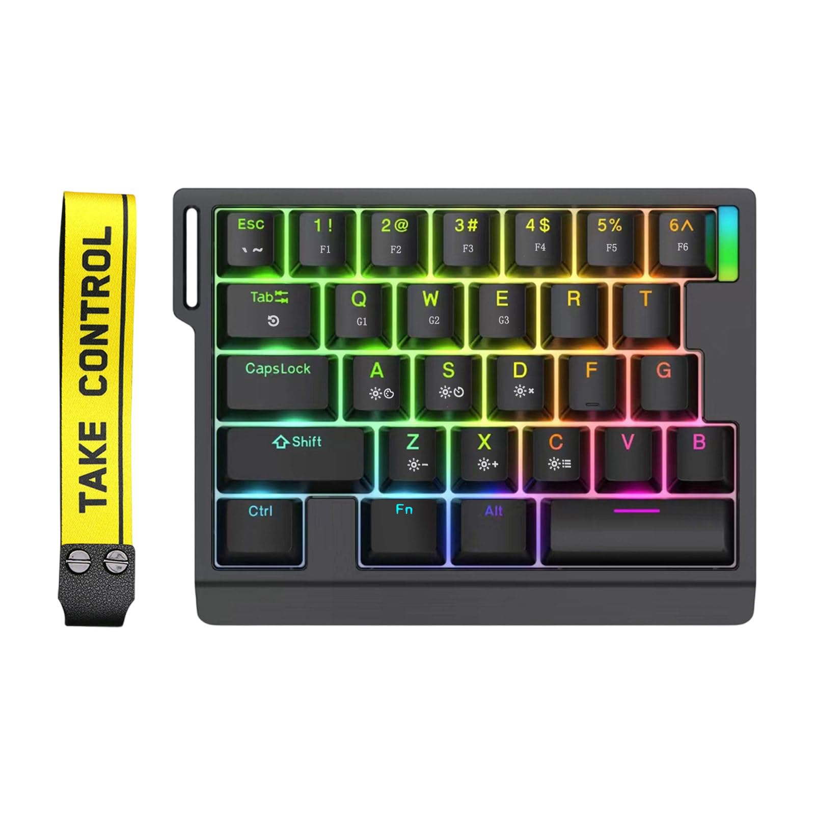 Tastiera meccanica da gioco, 29 tasti, interruttore magnetico, retroilluminazione a LED, accessori da gioco, ergonomica