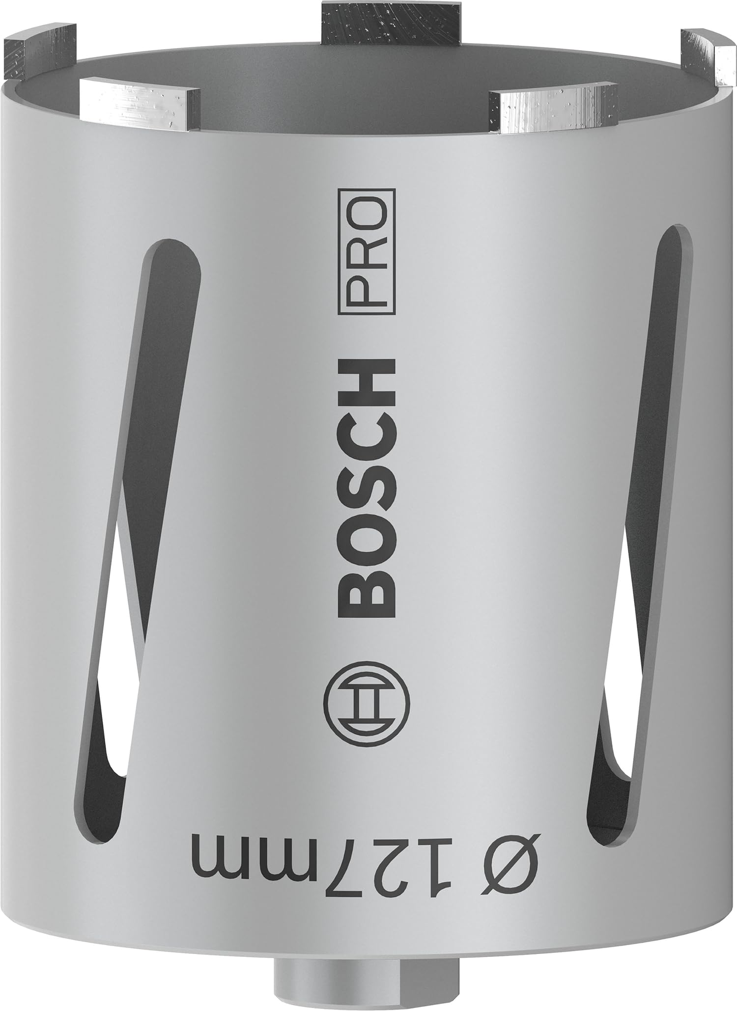 Bosch 1x PRO Multi Material Dry Diamond Core Cutters for G 1/2-Inch and Diamond Drills (for Lime and sand bricks, Brick, Ø 127 mm, Professional Accessory Diamond Drill)