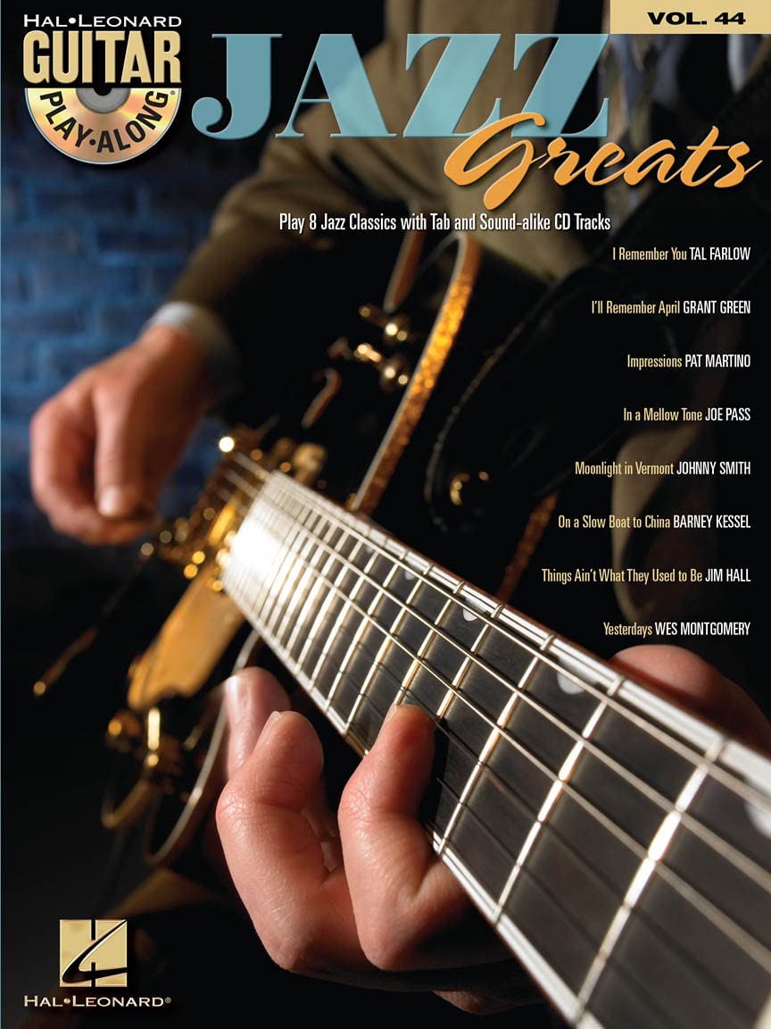 Jazz Greats. Guitar Solo. Includes CD: Guitar Play-Along Volume 44 (Hal Leonard Guitar Play-Along)