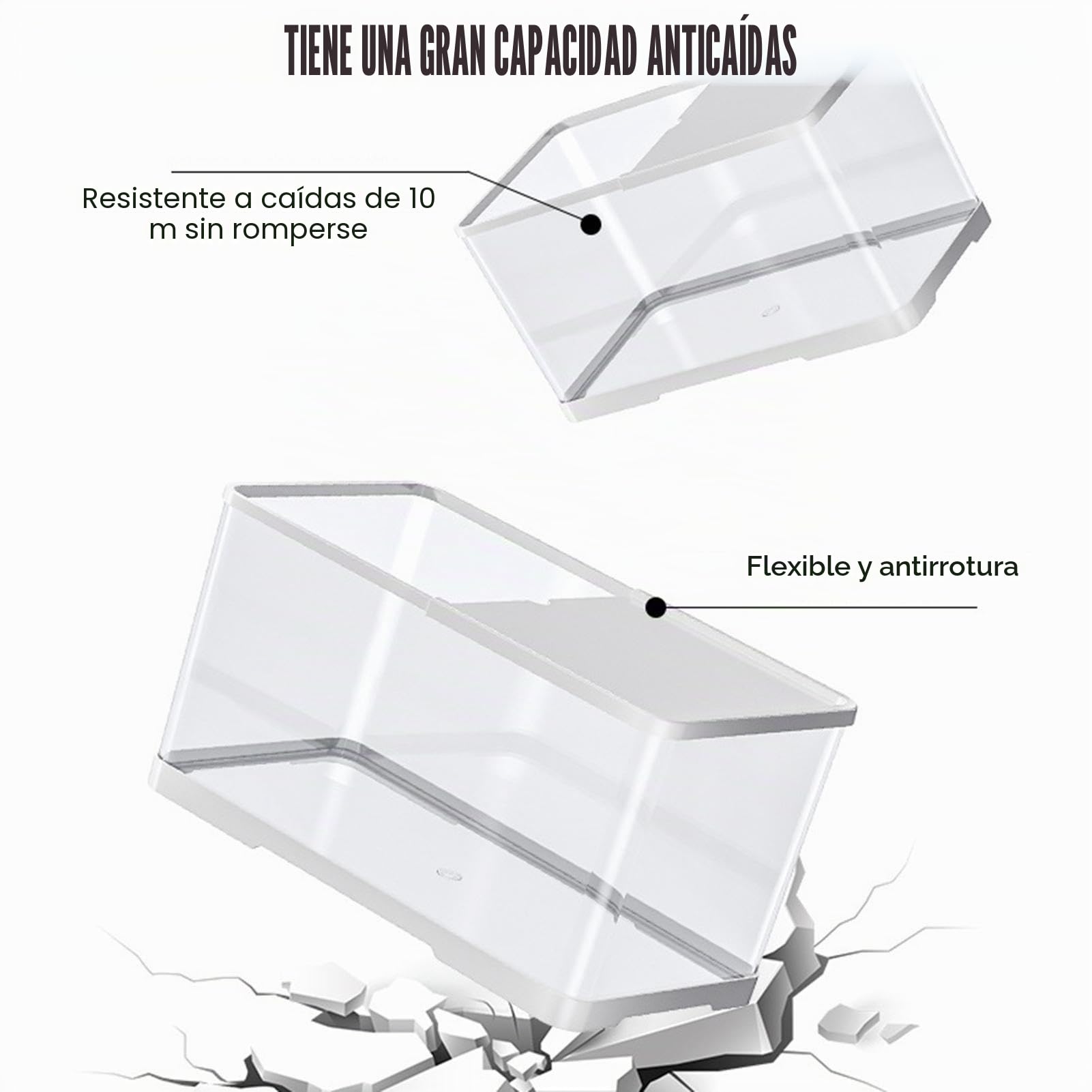 Tanque para tortugas – Acuario grande acrílico transparente | hábitat cómodo para tortugas de agua dulce y semiacuáticas, espaciosas
