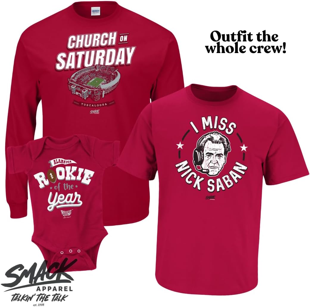 Church On Saturday T-Shirt for Alabama College Fans (SM-5XL) - Image 5