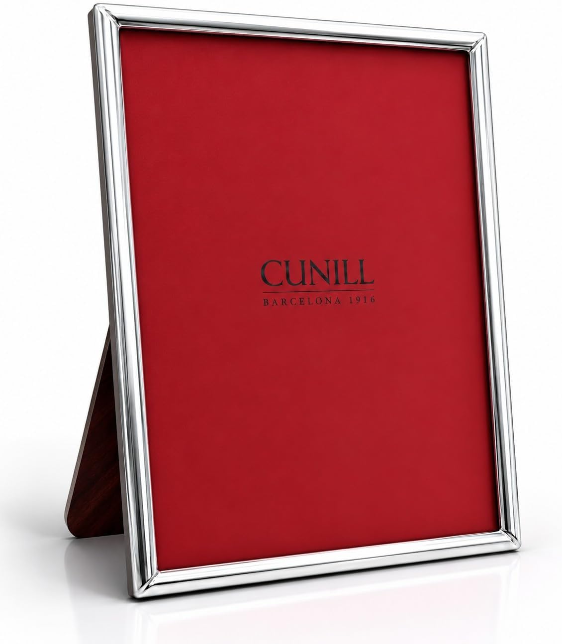 Cunill Milano Sterling Silver 4x6 Picture Frame – Tarnish Resitant - Handcrafted in Italy | Luxury 925 Sterling Silver Frame with Solid Wood Back & Signature Gift Box