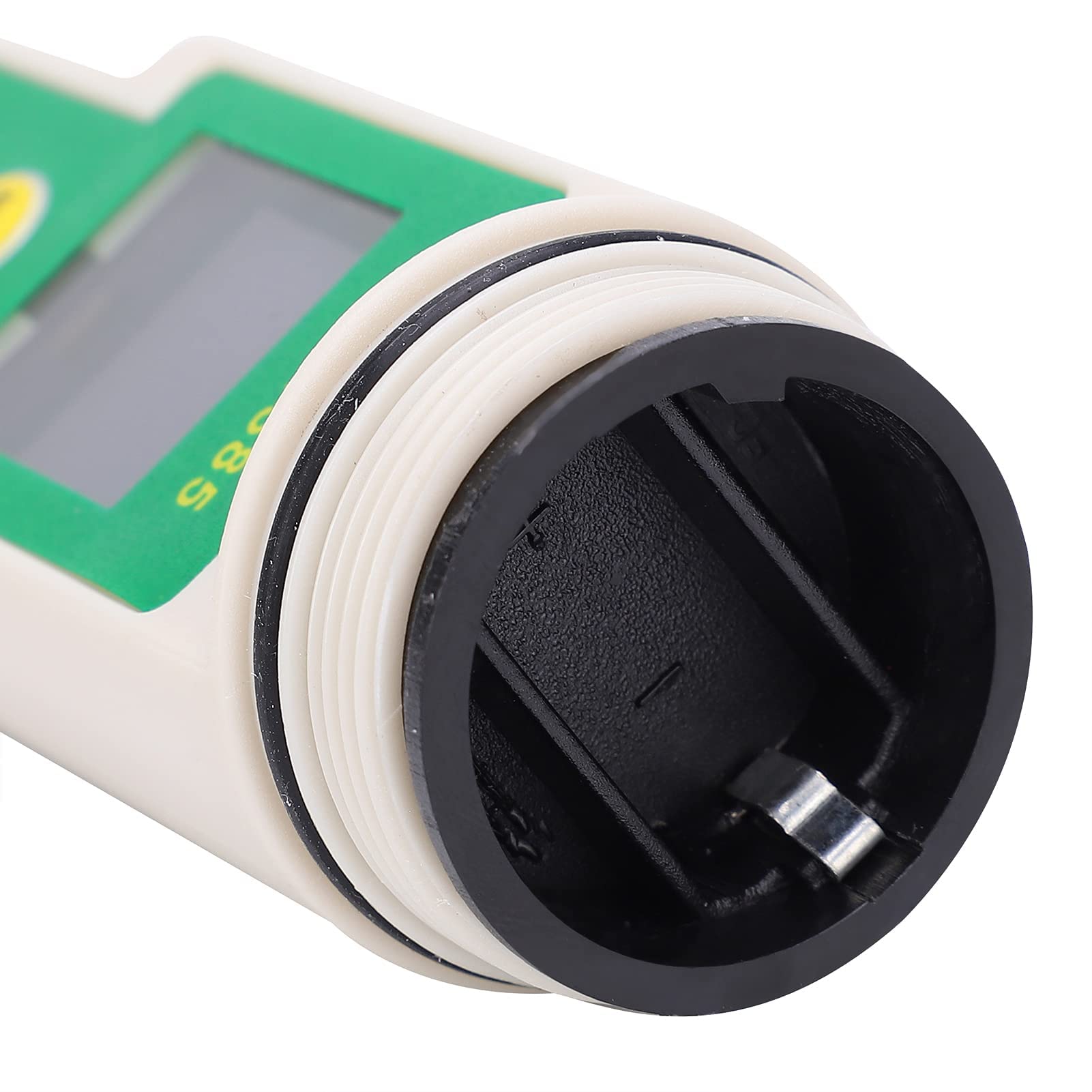 LiebeWH Medidor de Suelo Portátil 3 en 1 EC CF TDS con Sonda de Acero Inoxidable Pantalla de Visualización para Medición de Salinidad en Agricultura y Jardinería