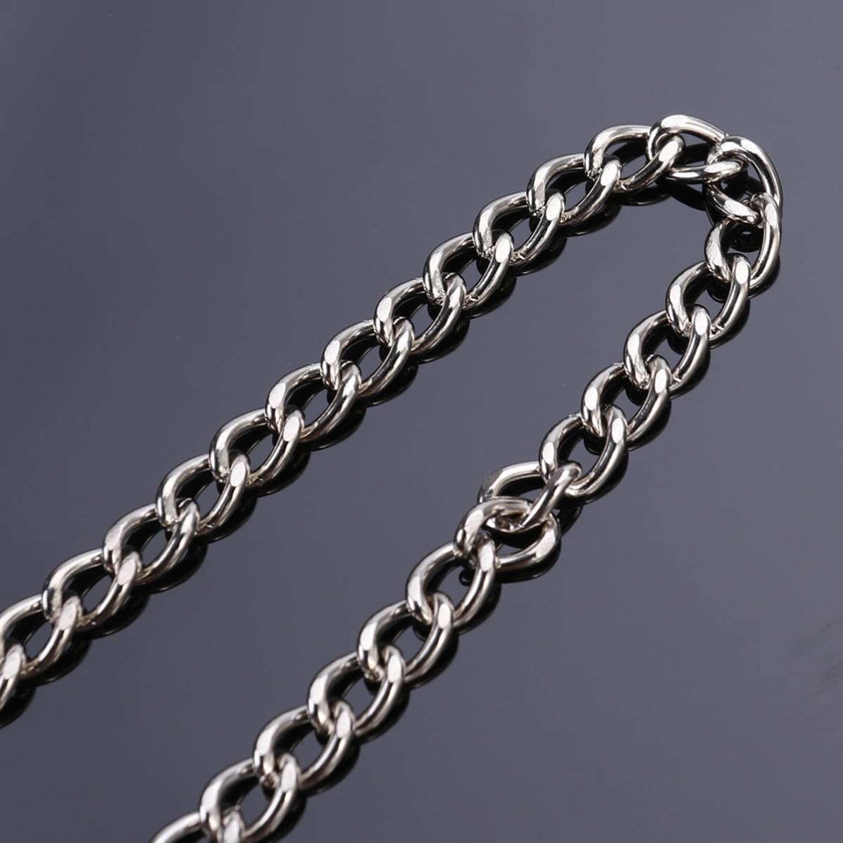 MAGICLULU Classic Pocket Watch Chain Heavy Duty Silver Plated for Users