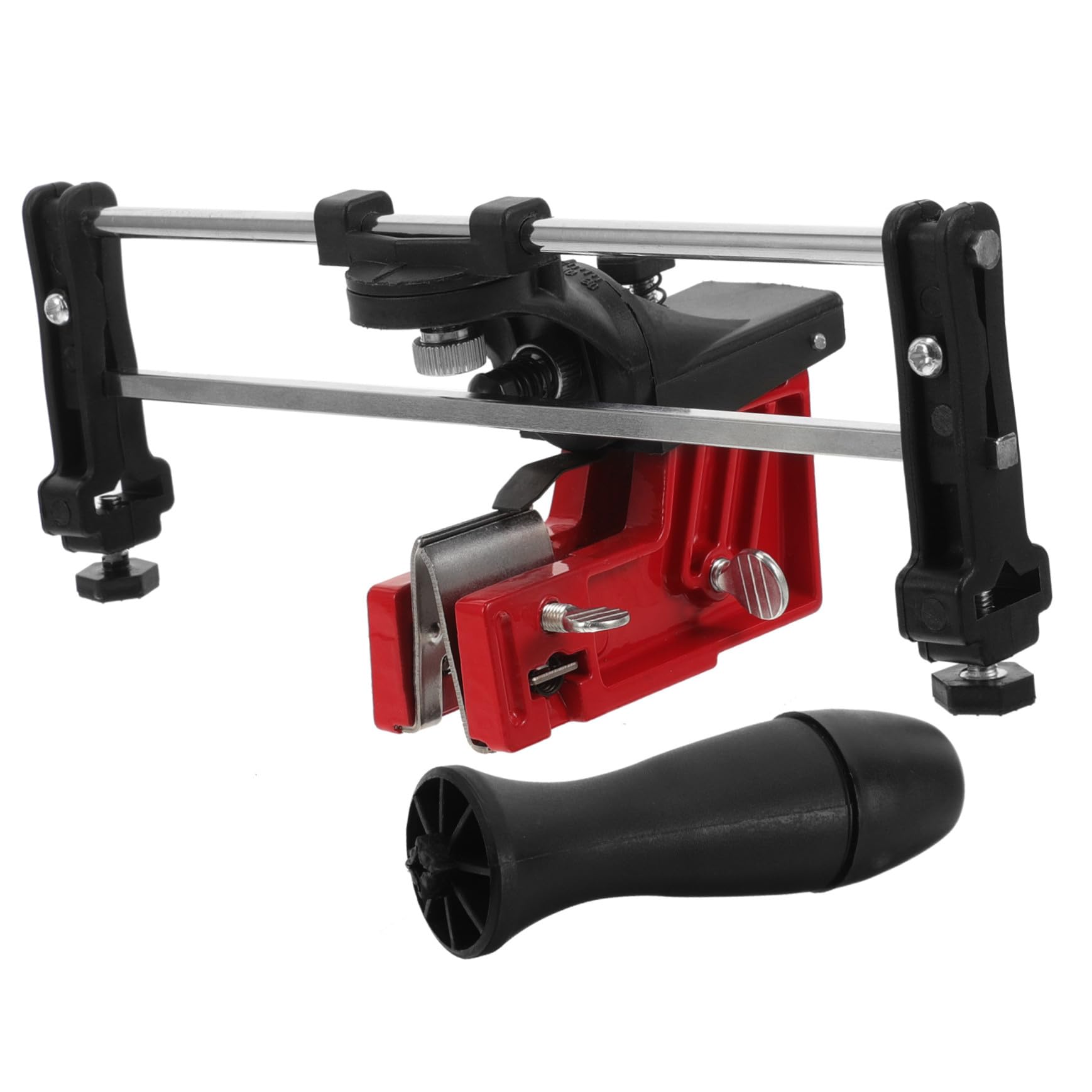 VICASKY Affûteur de Chaîne de Tronçonneuse Guide D’Affûtage, 1 Set, Acier Inoxydable et Plastique, Portable, pour Entretien Rapide de Chaîne
