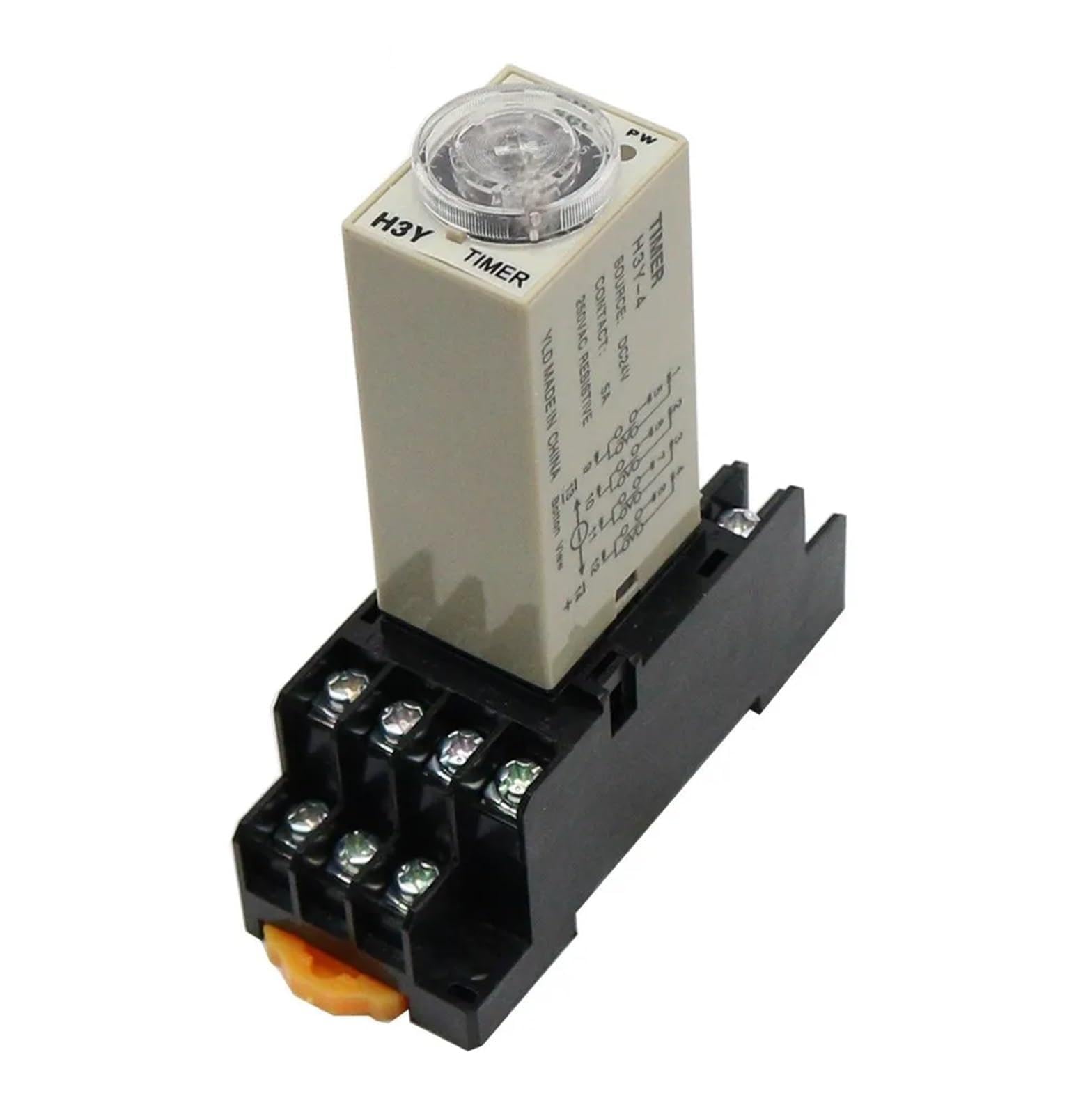 Relais temporisé H3Y-4 DPDT 14 Broches 10 min pour contrôle électrique AC 220V
