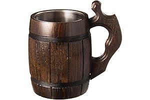 Handmade Beer Mug, the Unique Eco-Friendly Wooden Tankard