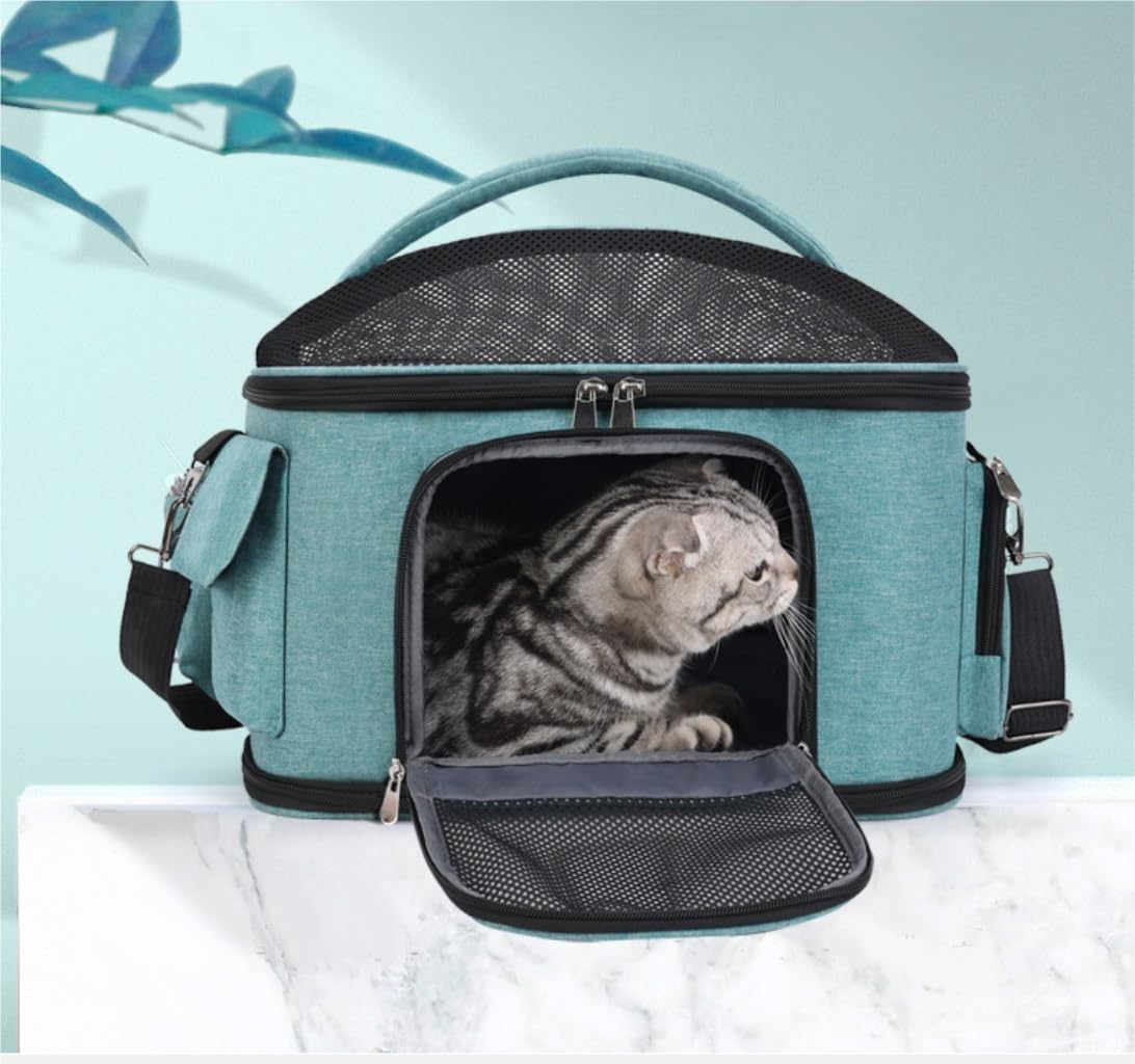 Rucksack Hundeautositz Hund Für Tragetasche Tragbarer Katzenrucksack Outdoor-Reise Haustiertaschen Für Kleine Hunde Atmungsaktiv Haustier(A)