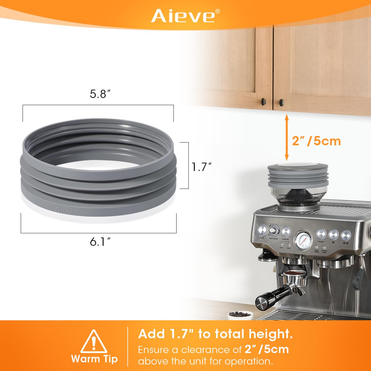 Breville Barista Express Silicone Bellow - Aieve -4 Breville Barista Express Silicone Bellow - Aieve -4