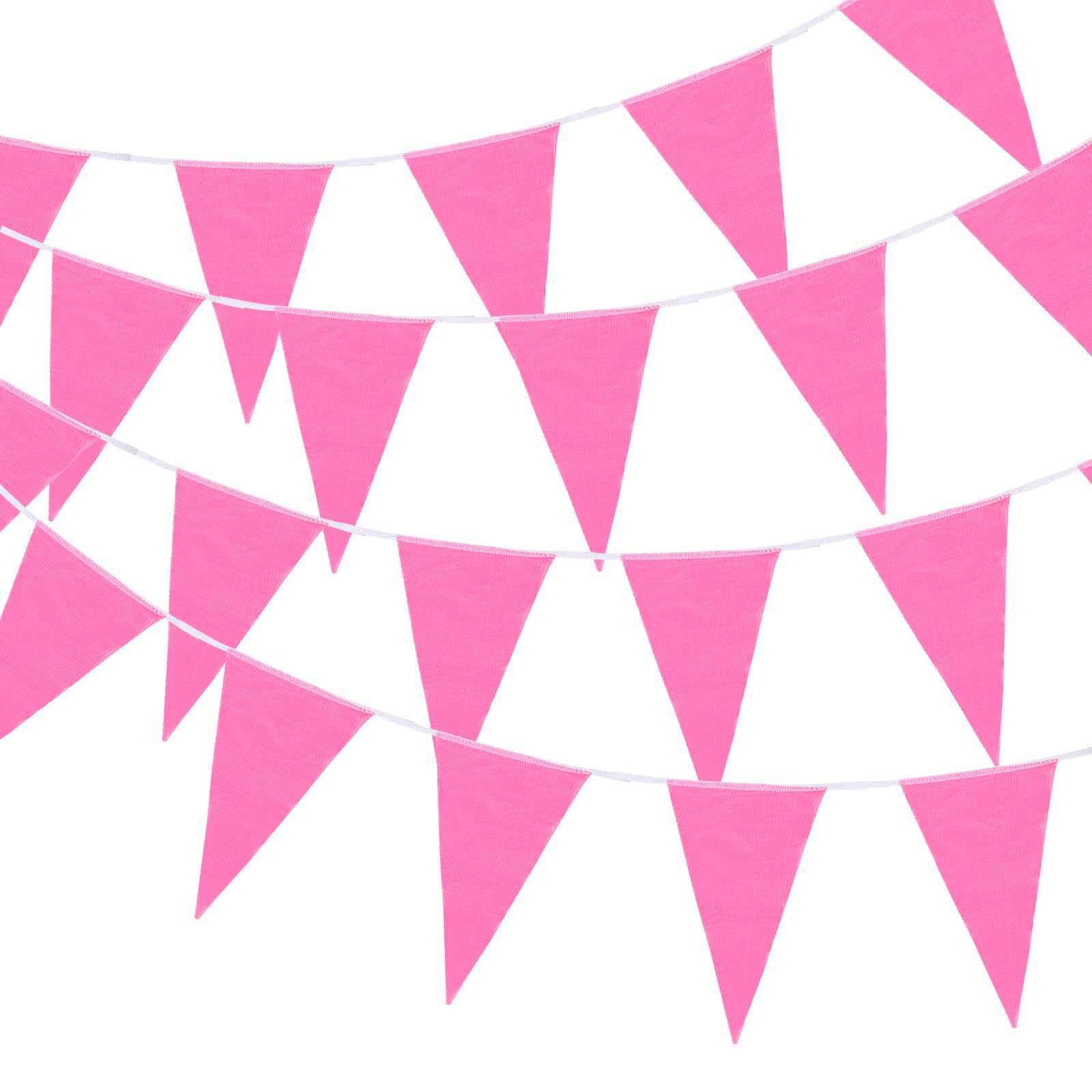 SHEIN 4 metri di bandierine triangolari multicolore, confezione da 12