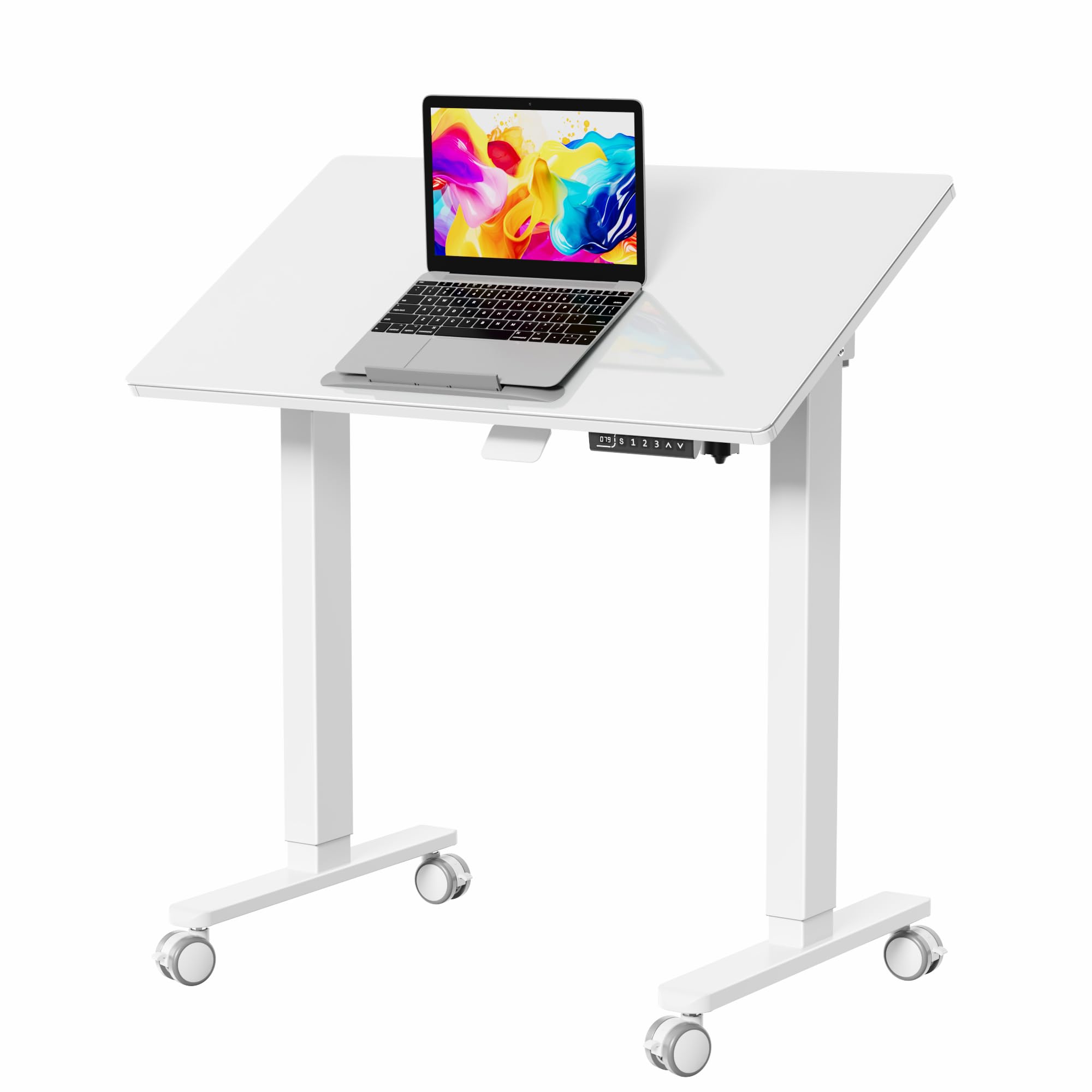 UPLIFT DESK 昇降デスク ホワイト Amazon.com: Uplift Desk White Laminate (60 x 24 inch) Standing