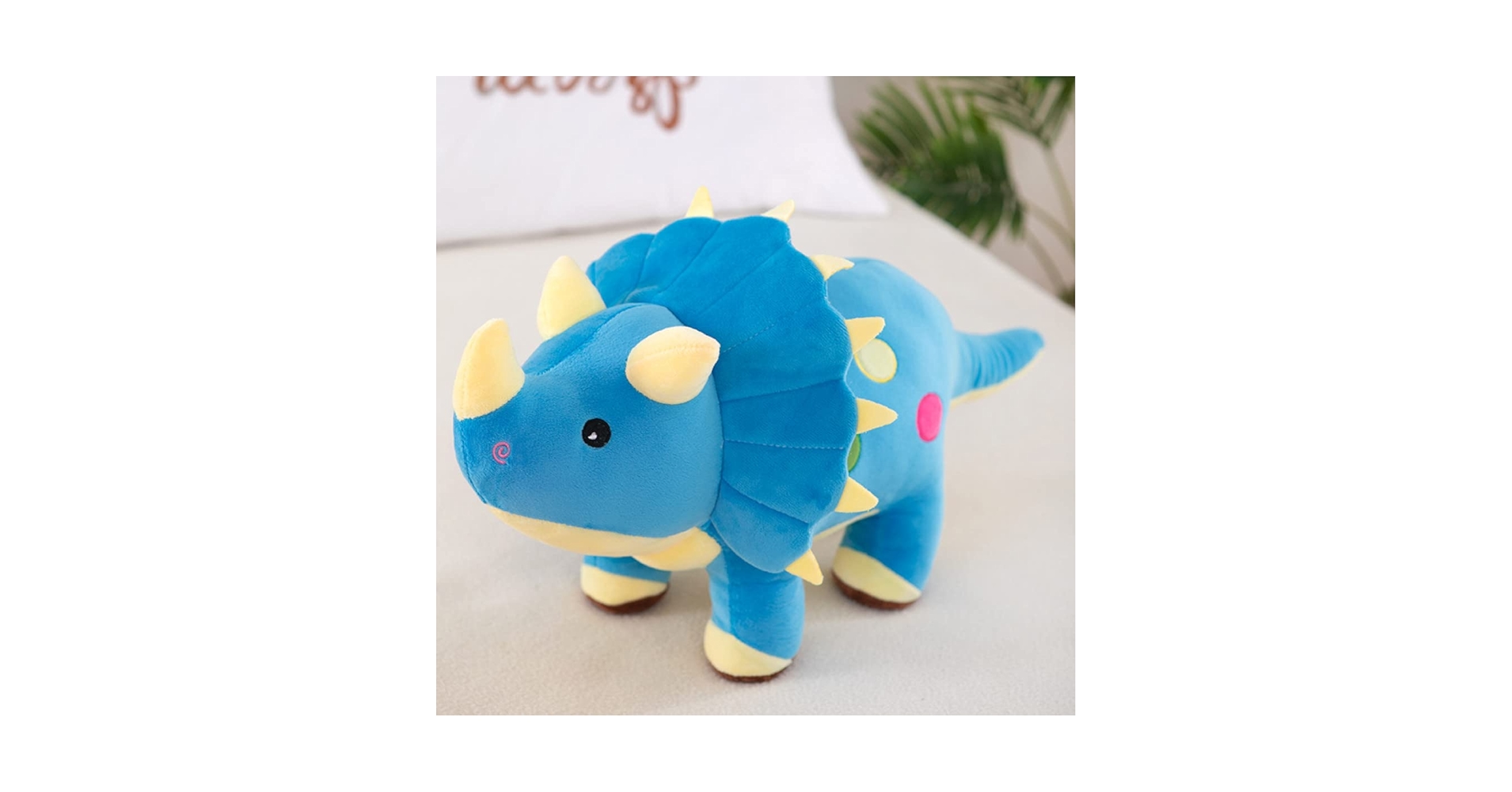 Amazon｜恐竜 トリケラトプス ぬいぐるみ ビッグ 巨大 リアル