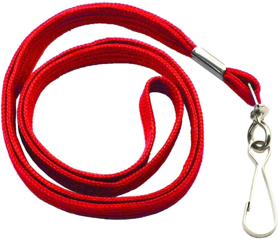 Image of WeKonnect; Tubeless Flat ID Card Badge Lanyard with ID Card Zip-Lock Pouch | 36 inch with Swivel J-Hook | Used for Name Tags and Badge Holders for Office, Events & Exhibitions (Green - Pack of 25)