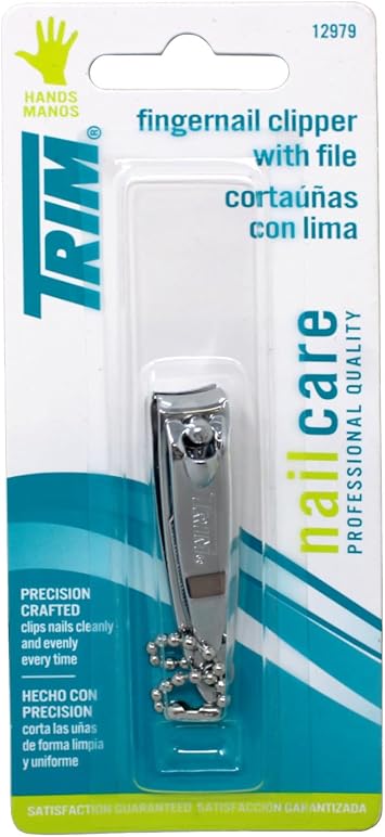 Trim Nail Care Fingernail Clipper (3 pack)