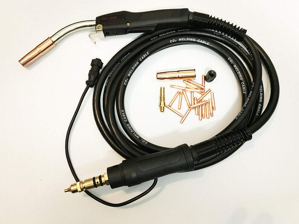 Heavy Duty Mig Welding Gun Miller connection 250A 15' fits Tweco #2 Miller M-25 (Mig Gun + .045