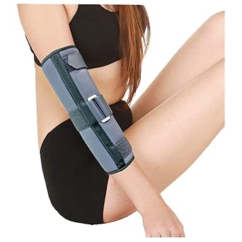 Arm Brace,Compression Elbow Brace Support Protector for Elbow Support Arm Support (Brown)_M