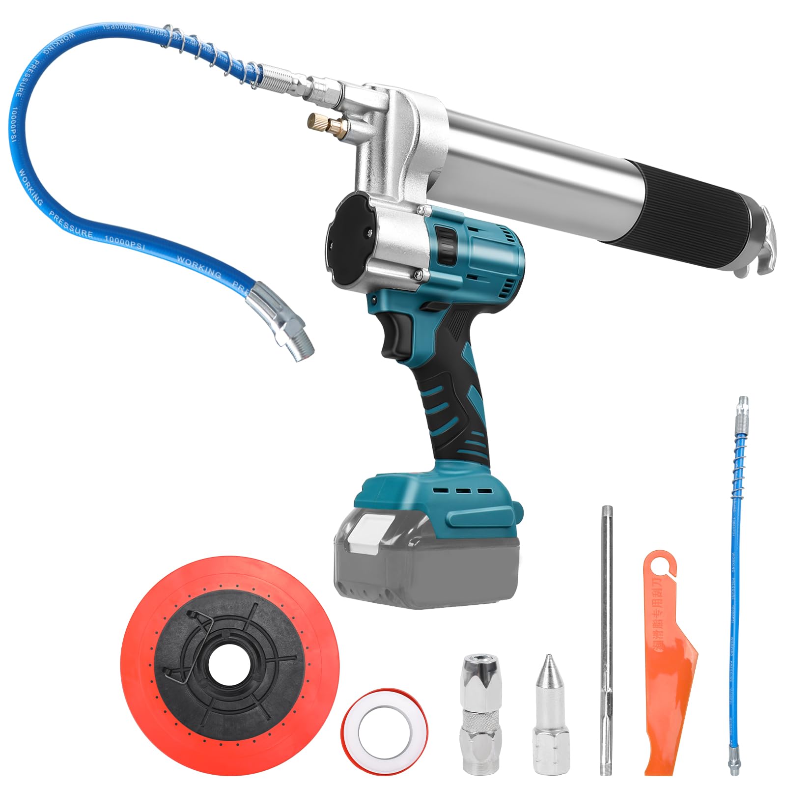 CCLIFE - Vetpers Met één Hand - 6000 PSI - Smeerhendel - vetpers - 12