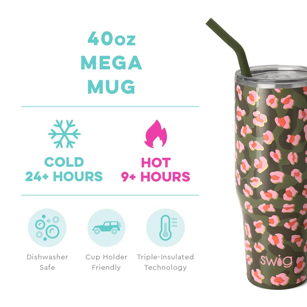 Swig Life Mega Tazza, Bicchiere Da 1180 Ml, Bicchiere Con Manico E