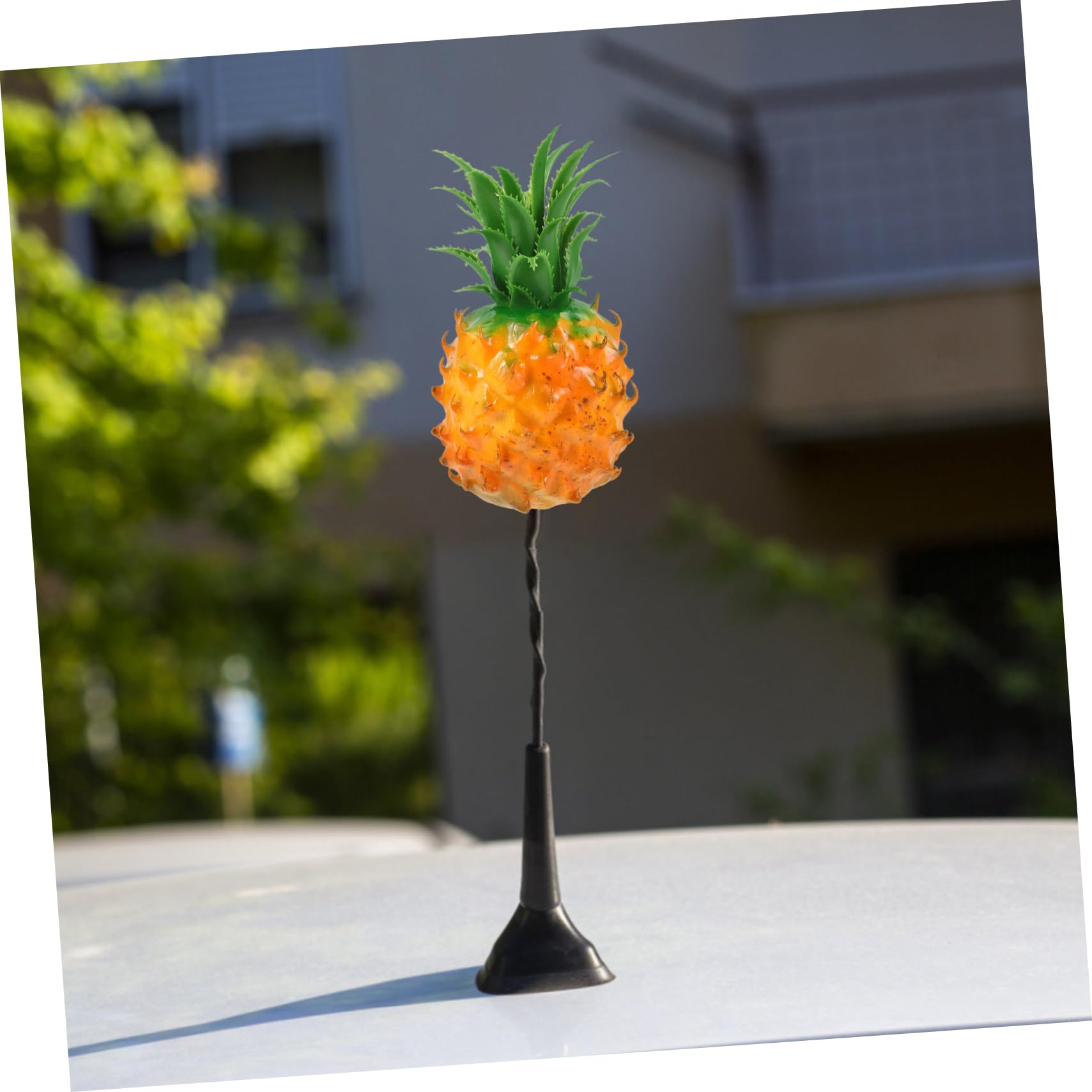3stücke Antenna Topper Dekoration Lustiger Cartoon-Pineapple Auto Deko Für Antenne Passend Für Verschiedene Fahrzeugmodelle Einfache Installation Und Einzigartiger Stil Für