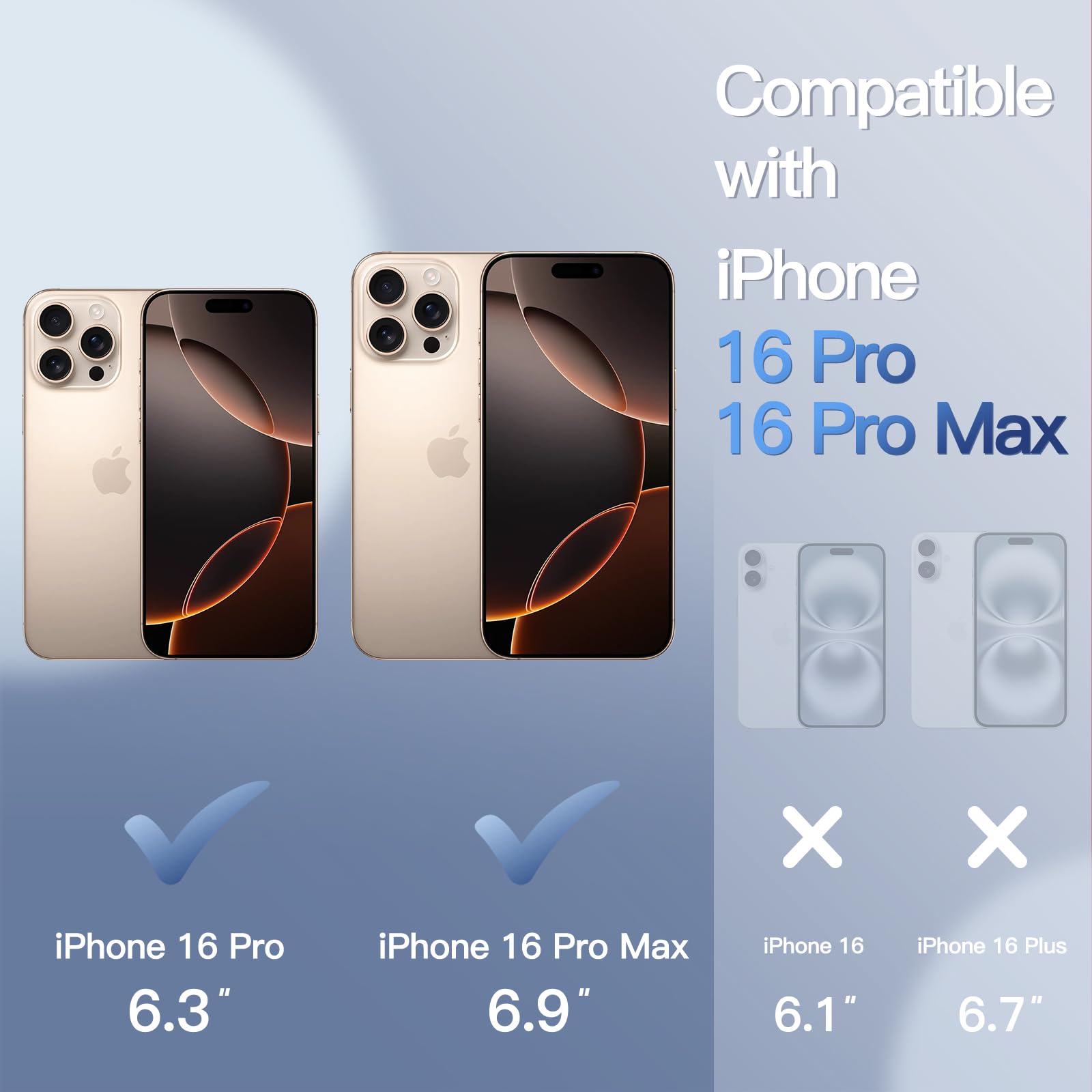 Amazon | JETech iPhone 16 Pro 6.3インチ / iPhone 16 Pro Max 6.9