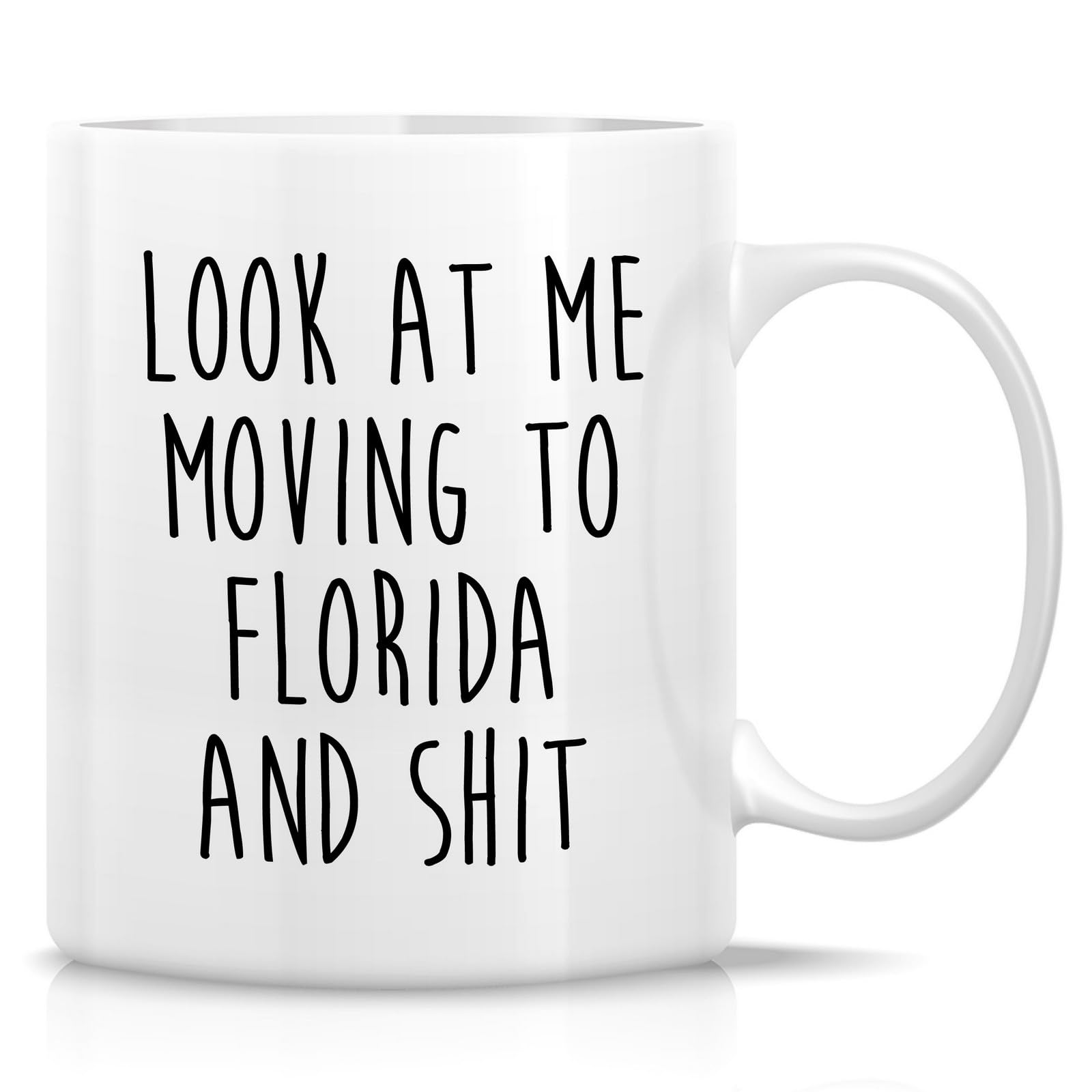 Retreez Funny Mug for Moving to Florida - Moving to Florida Gift - 11 Oz Ceramic Coffee Cup for Relocating to Florida - Humorous Farewell Gift For Birthday, Moving Away, Graduation For Men, Women