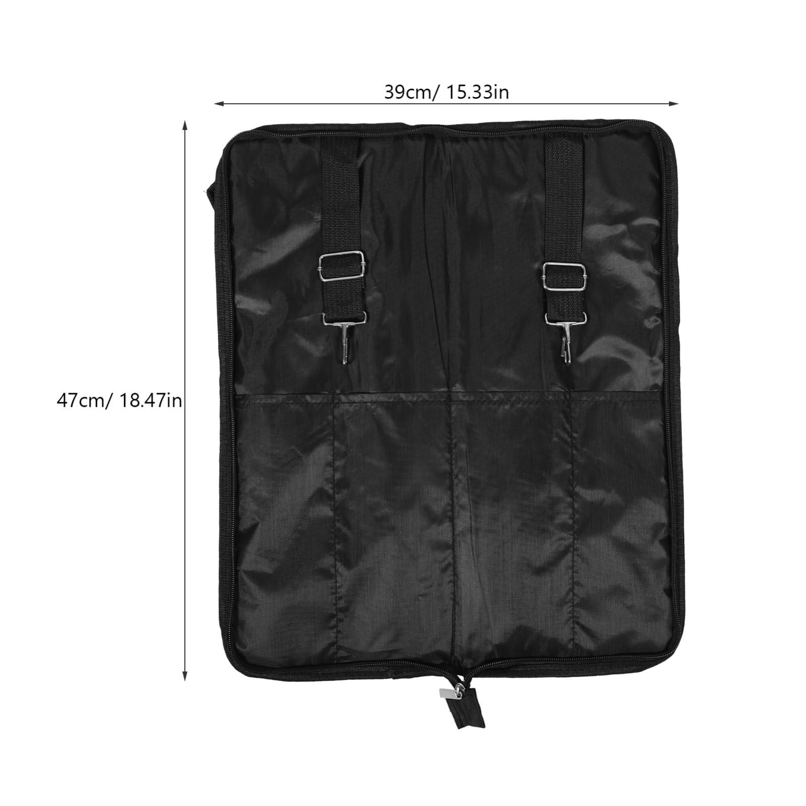 Toddmomy Drumstick Holder Bag Oxford Cloth Drumstick Pouch with Dual Carry Perfect for Drummers on The Go