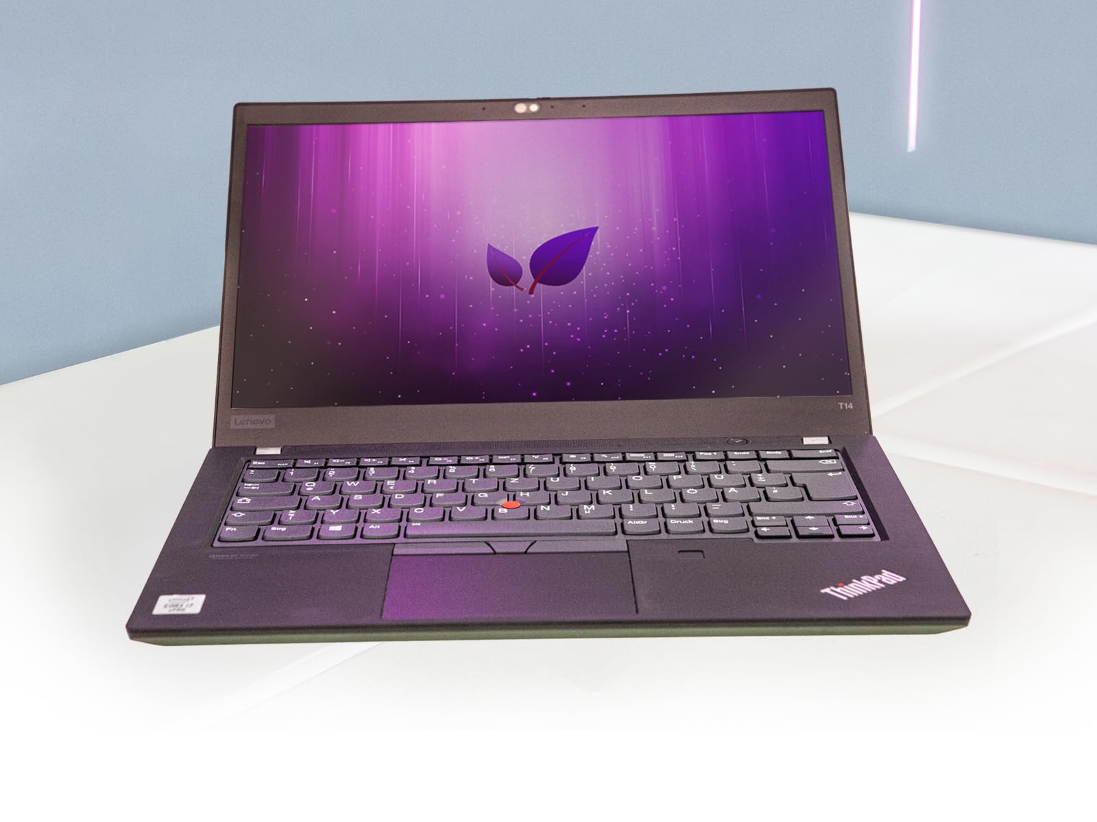 Lenovo ThinkPad T14 Gen1, Intel i7 4x1.8 GHz Prozessor, 32 GB Arbeitsspeicher, 512 GB SSD, 14 Zoll Display, Full HD 1920x1080 IPS, Windows 11 Pro TO7 (Generalüberholt)