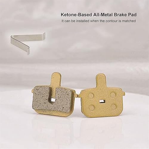 Miniatura 2 de VGEBY Pastillas de Freno 4 Juegos Pastillas de Freno de Disco Metal Mountain Pastillas de Freno para M355 M446 Accesorios Sportinggoods y Repuestos