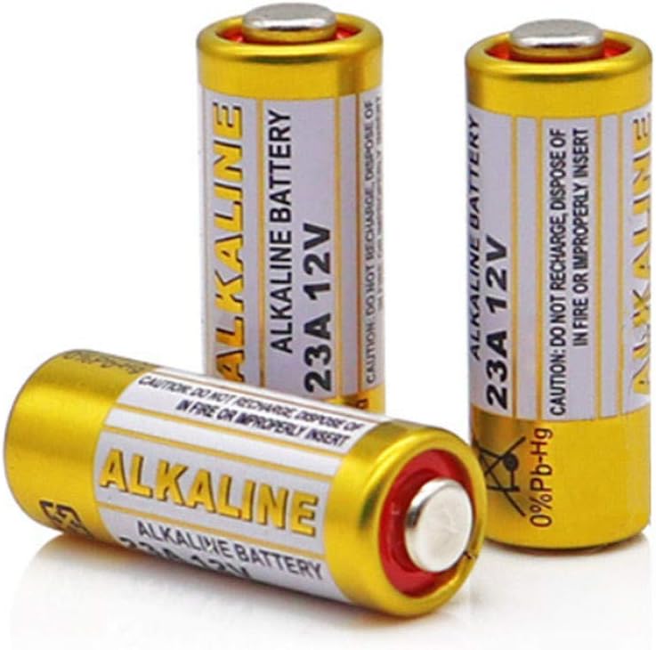 TXY A23 12V Alkaline Battery 23A 12 Volt A23 E23A MN21 Replacement Batteries 0% Hg (5PCS/Pack)