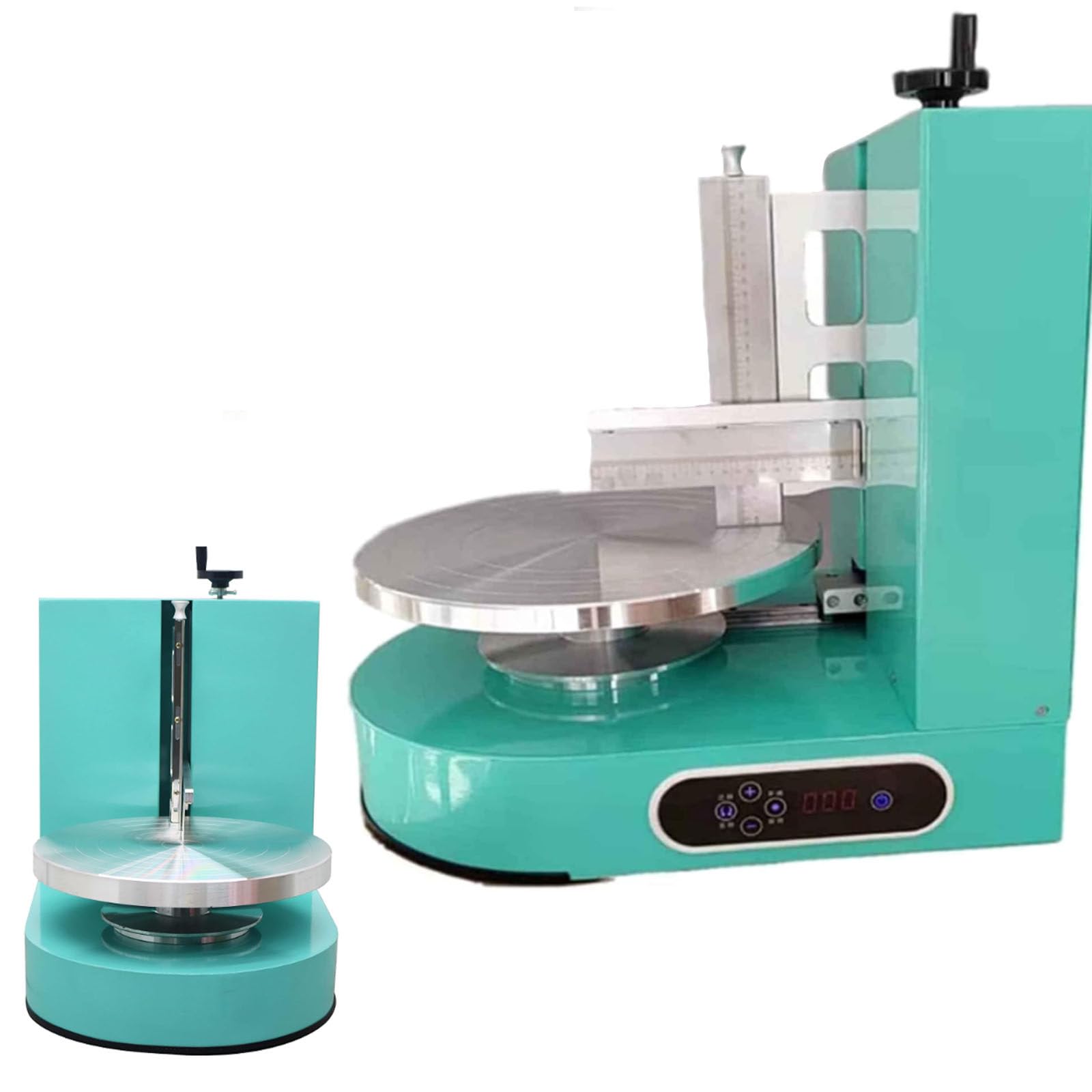 Machine à glacer Les gâteaux, Machine Automatique pour décorer Les gâteaux d'anniversaire de 10 à 30 cm (4 à 12 Pouces), Machine à étaler et Lisser la crème, pour pâtisserie et Usage domesti