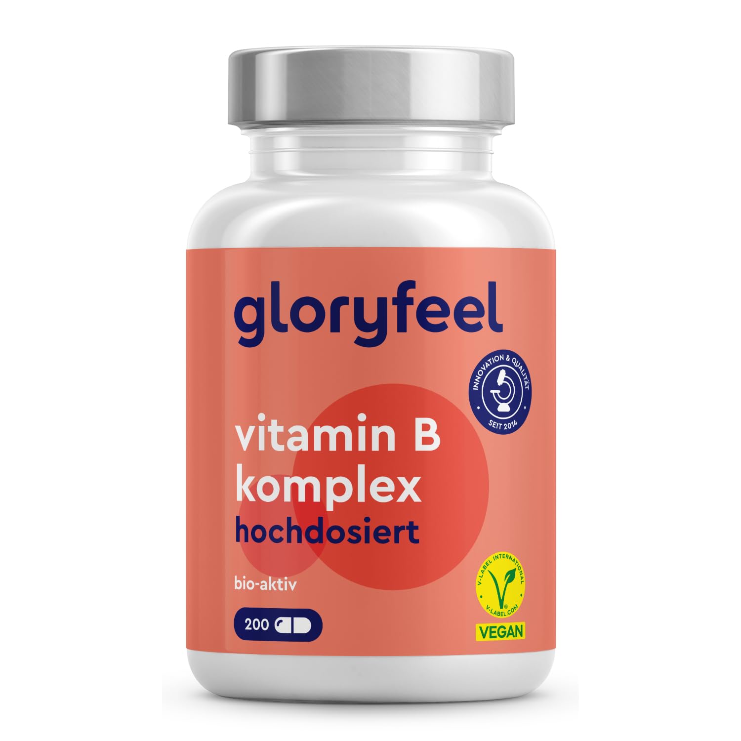Gloryfeel Vitamin B Komplex – 200 Kapseln – Produktbeschreibung
