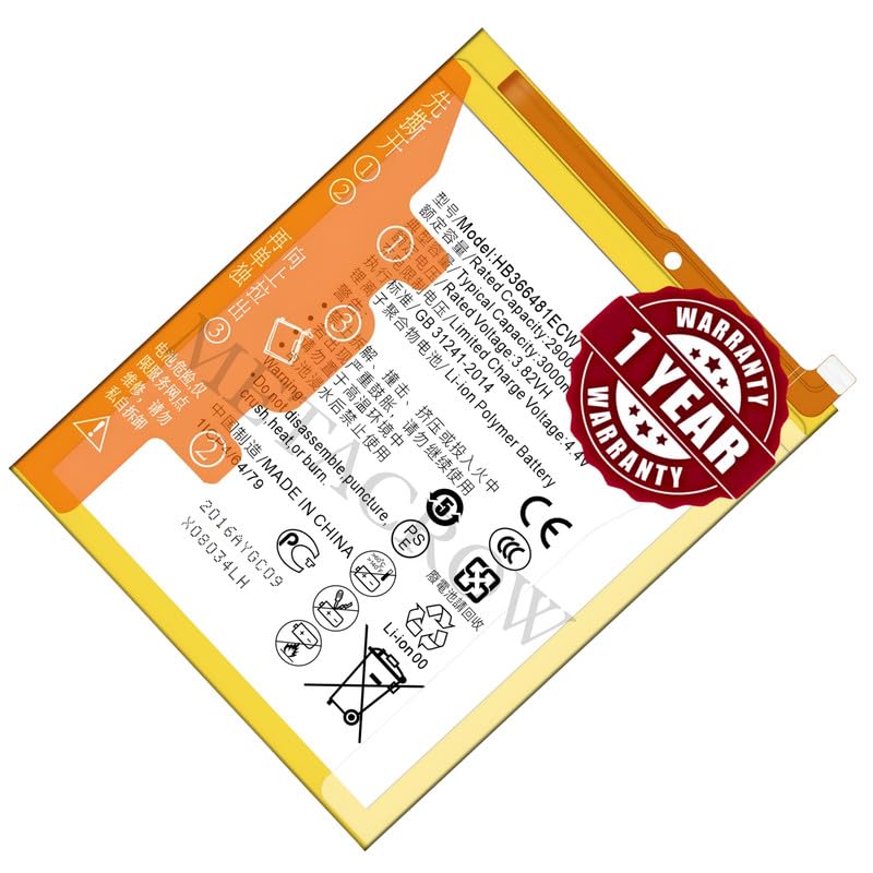 Image of Original HB366481ECW Battery Compatible for Huawei Honor 7A (Honor 7A Pro) - (3000mAh) - 1 Year Warranty MC10