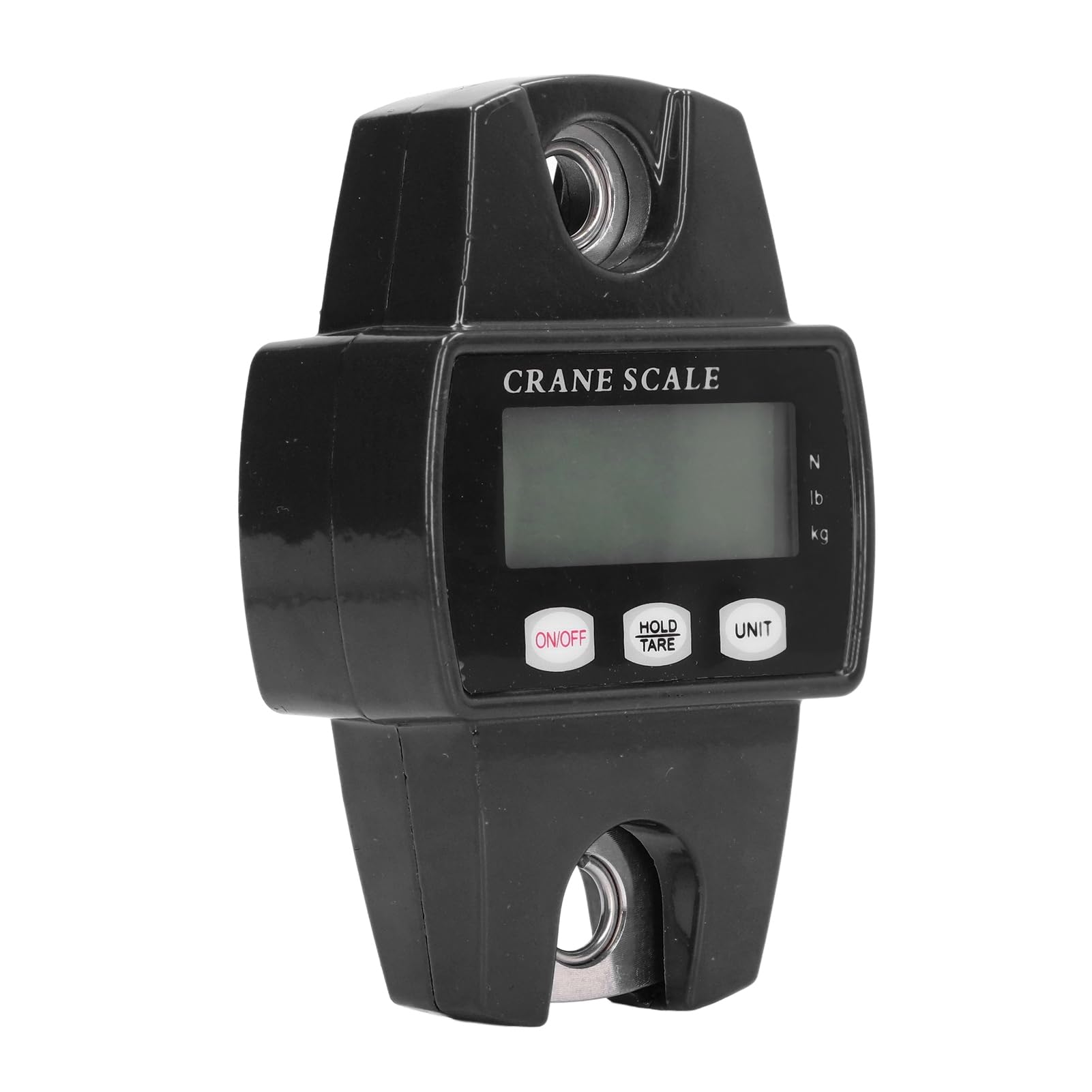 Bilancia da Gru, Bilancia Sospesa Elettronica Digitale Portatile Portatile con Display LCD Multifunzionale e Gancio a S, per Caccia in Fattoria, Viaggi di Pesce, attività (Nera)