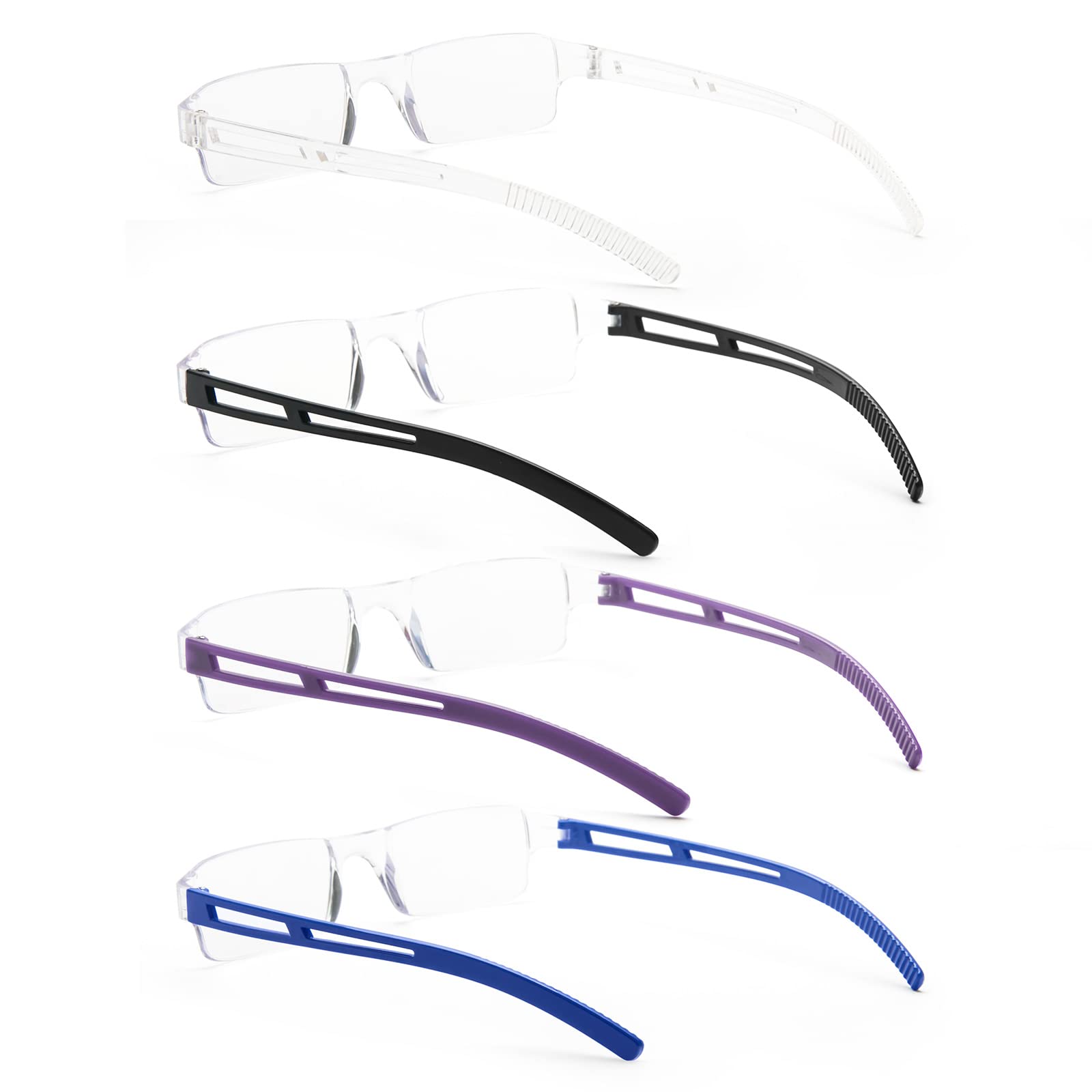 KoKoBin Frameless Reading Glasses, Vision Aid with Blue Light Filter, Anti-Blue Light - Image 4