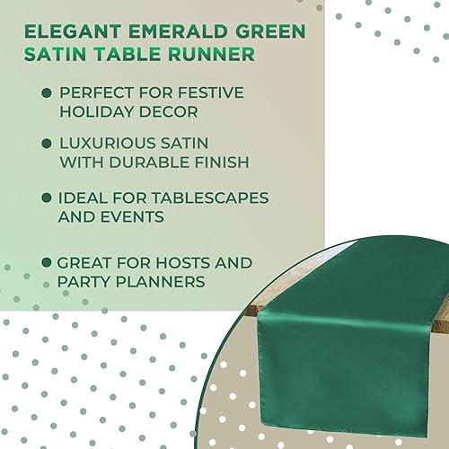 Miniatura 10 de RCZ Décor Camino de mesa de satén rosa polvorientomalva  14 x 108 pulgadas (1 unidad)  Elegante y elegante para bodas, cenas y ocasiones especiales