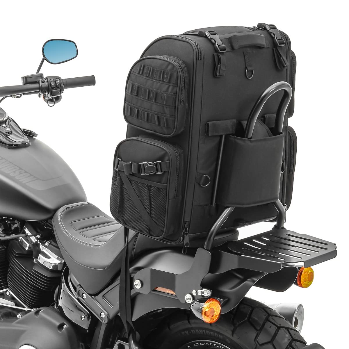 Bolsa Sissy Bar Compatible para Moto Custom CustomSpecial M57 57-60L CB45033