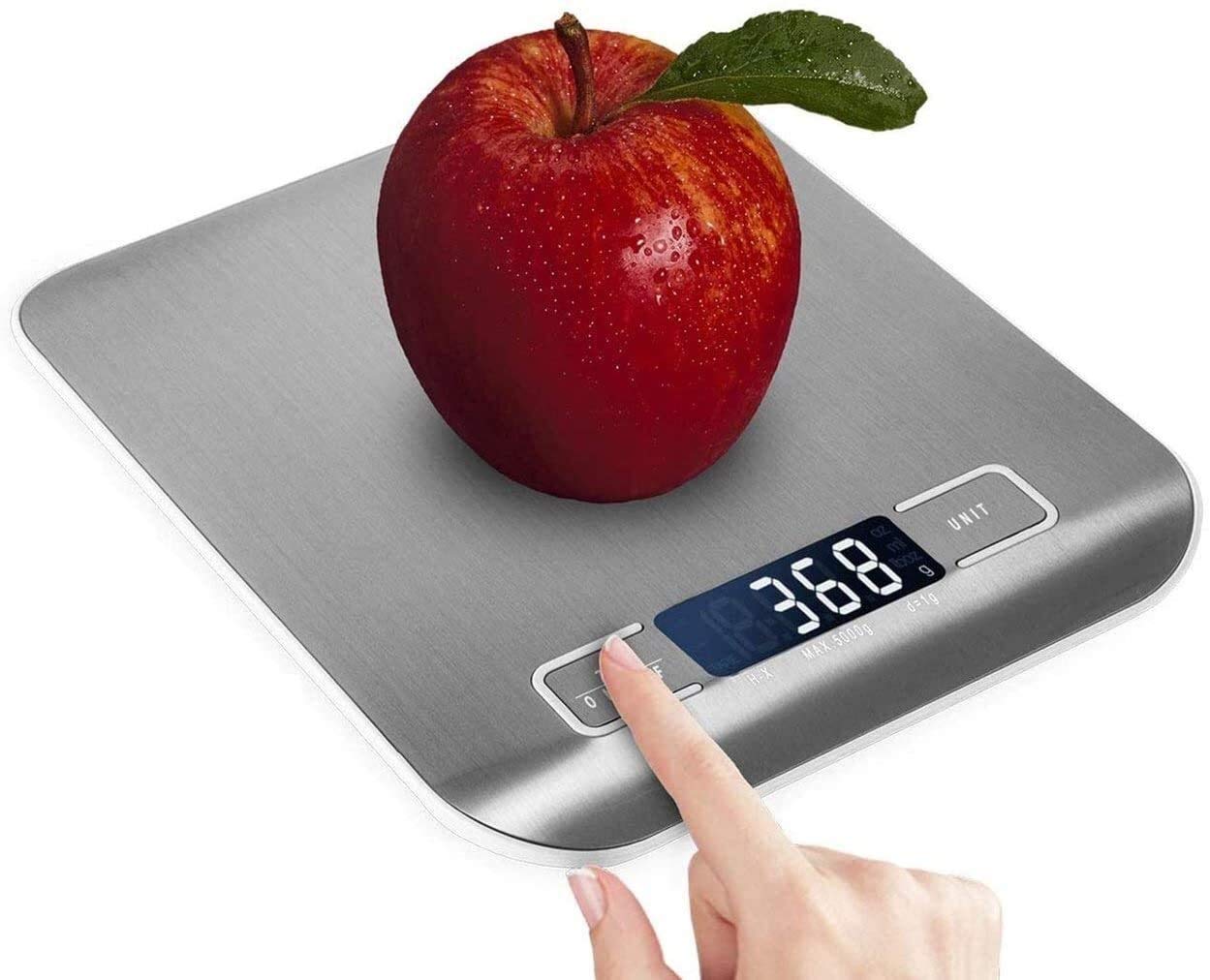 Elektroniczna waga kuchenna i biżuteria, waga spożywcza, waga kuchenna ze stali nierdzewnej, waga elektroniczna 5 kg