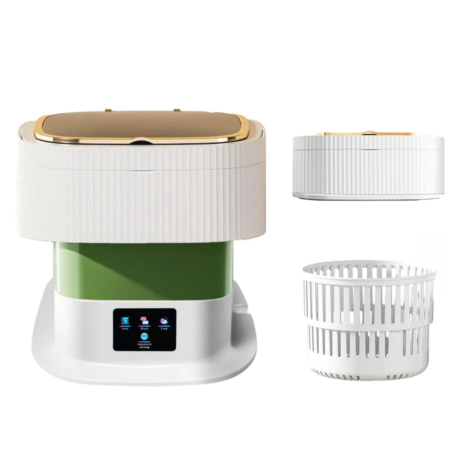 Amazon.co.jp: LumenOrbit 小型洗濯機 折りたためる ミニ洗濯機 脱水