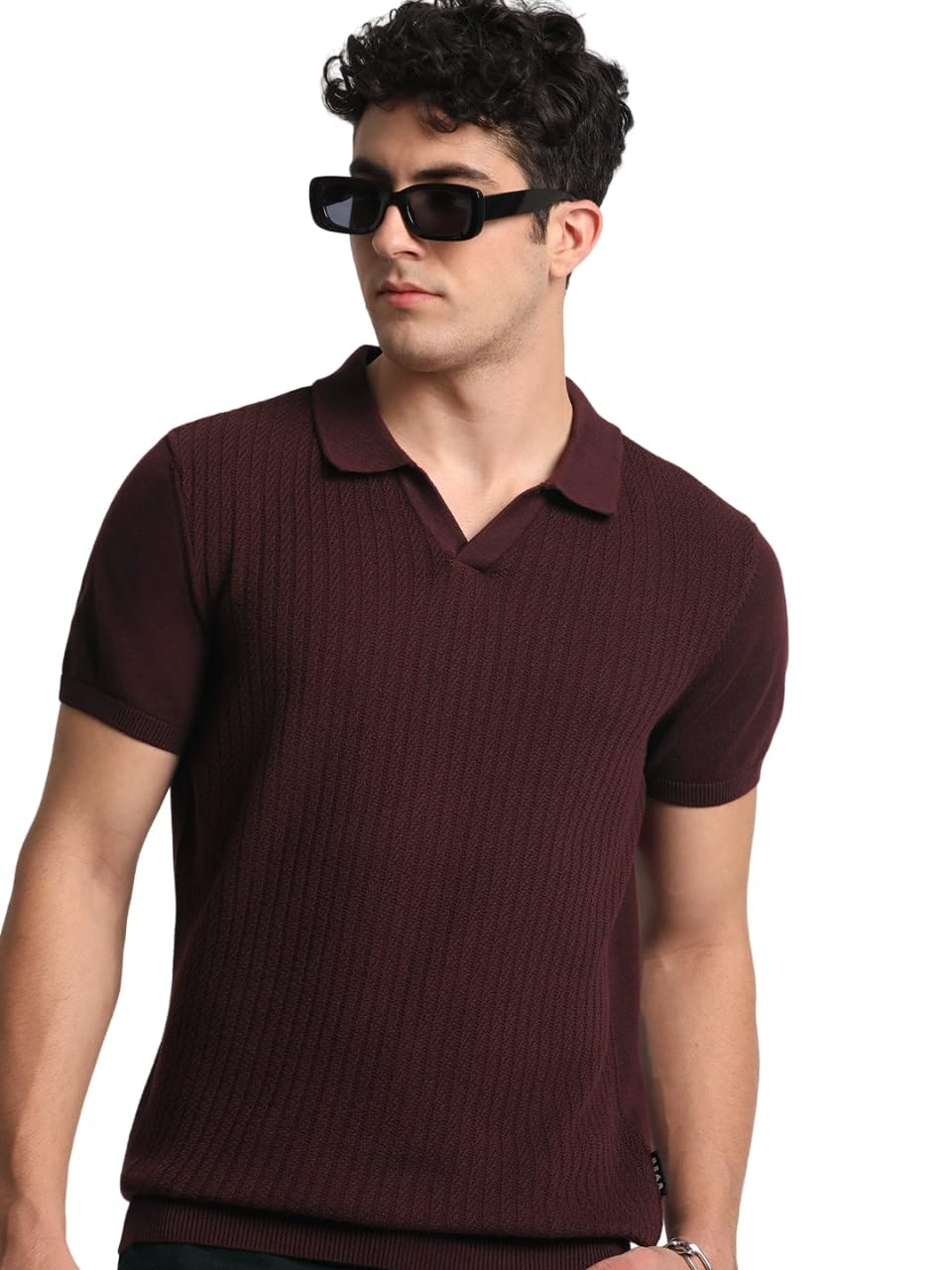 THE BEAR HOUSEMen's Striped Regular Fit Polo Shirt