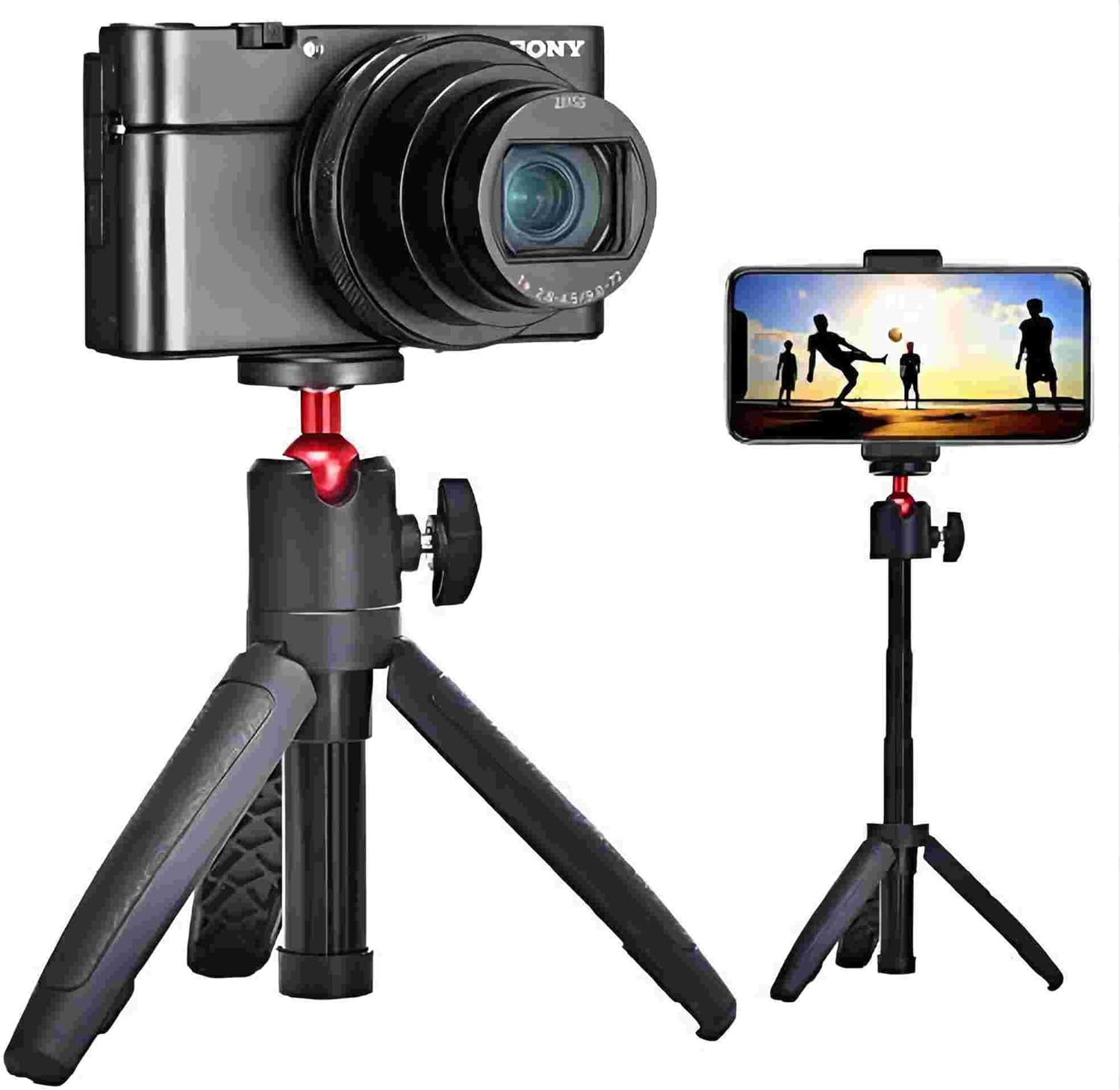Extendable Mini Selfie Stick Tripod 2 in 1, Compatible