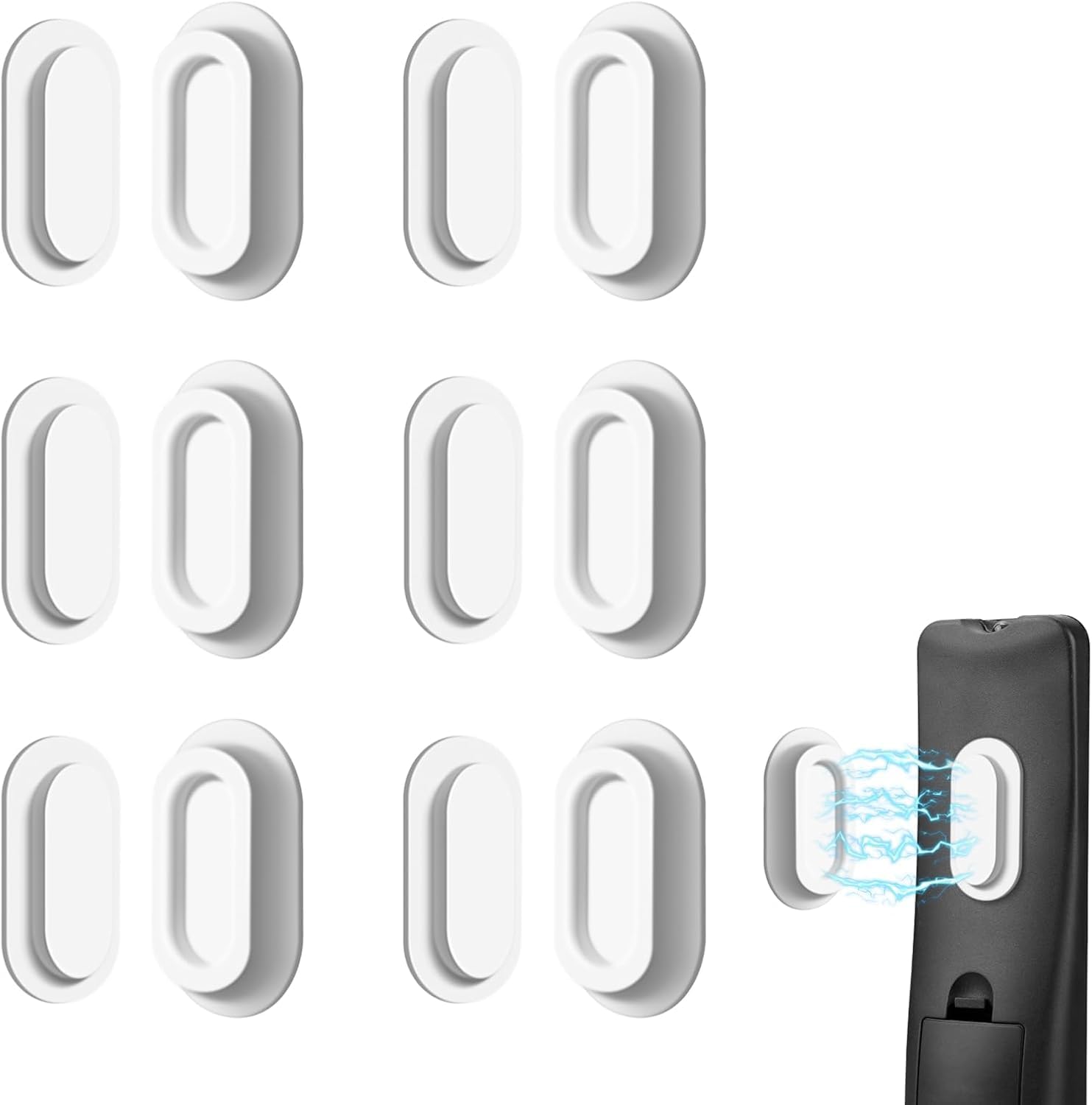 Magnetic Remote Holders - Keep Remotes Organized -9 Magnetic Remote Holders - Keep Remotes Organized -9