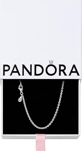 Miniatura 2 de Pandora Cable Chain Necklace- Classic Chain Necklace with Lobster Clasp - Great Gift for Women - Sterling Silver Adjustable Necklace, With Gift Box