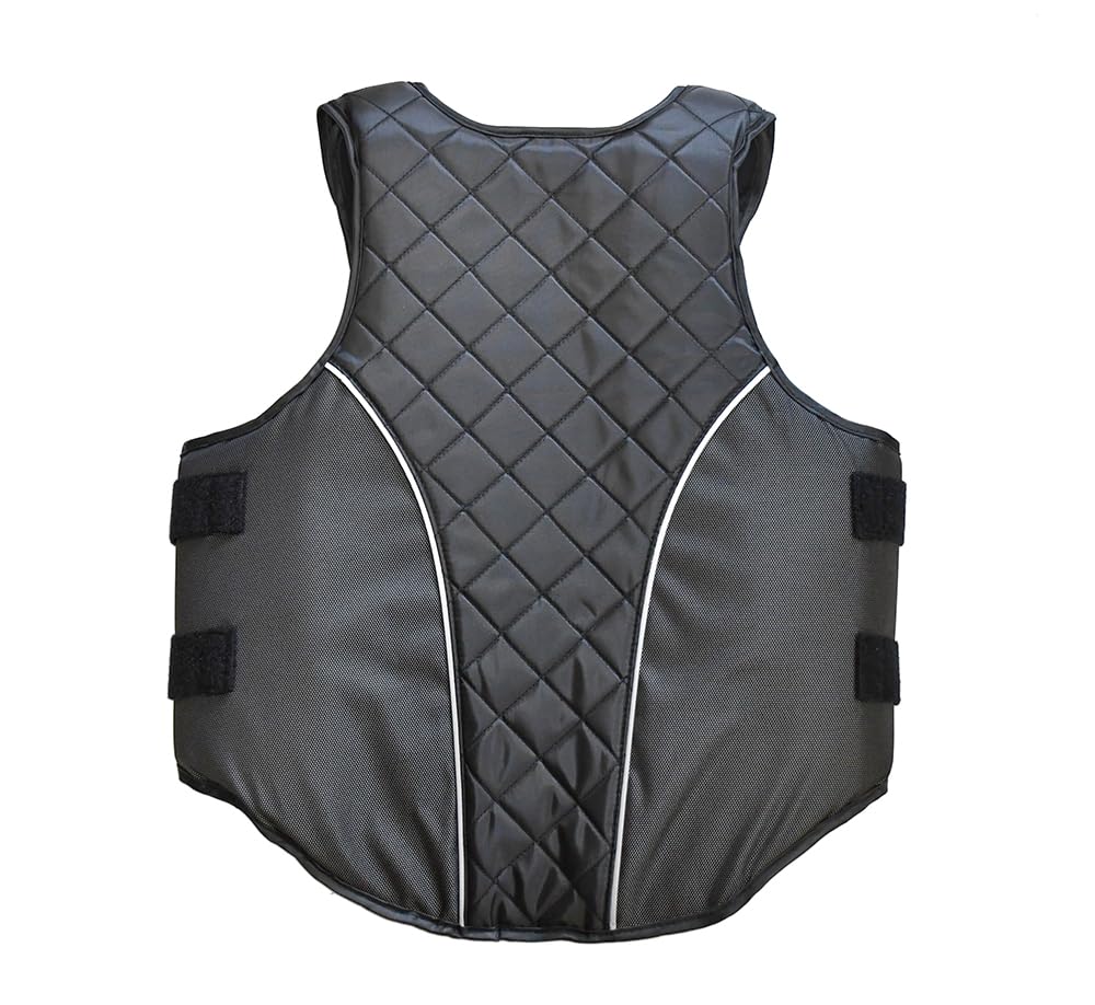 Rhinegold Pro-tec Body Protector for Horse Riding Protection pour Enfant pour l'équitation Jeunesse Unisexe, Noir, Childrens Small