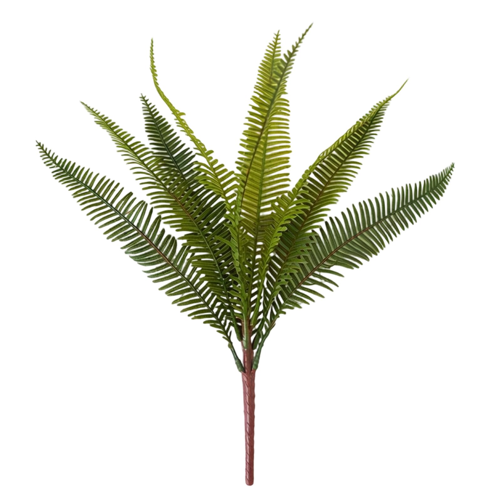 Kaeltsyn Realistic Artificial Fern Decorative Green Plant for Dining Table Bookshelf Garden Home Floral Arrangement Simulation