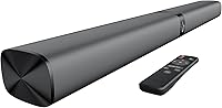 Vista 11 de Barra de sonido para Smart TV, barra de sonido de 80 W con conexión Bluetooth/ARC/Opt/AUX, aumento de volumen dinámico, 3 modos de ecualizador